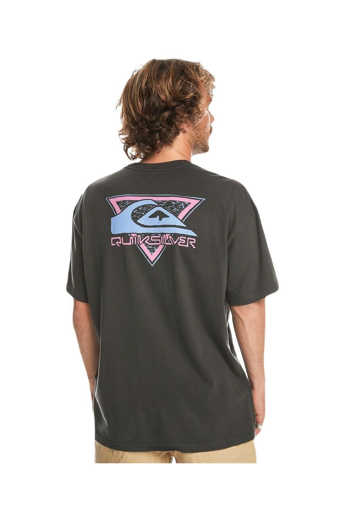 QUIKSILVER Take Us Back Logo SS EQYZT07654-12814 ERKEK Siyah Tişört