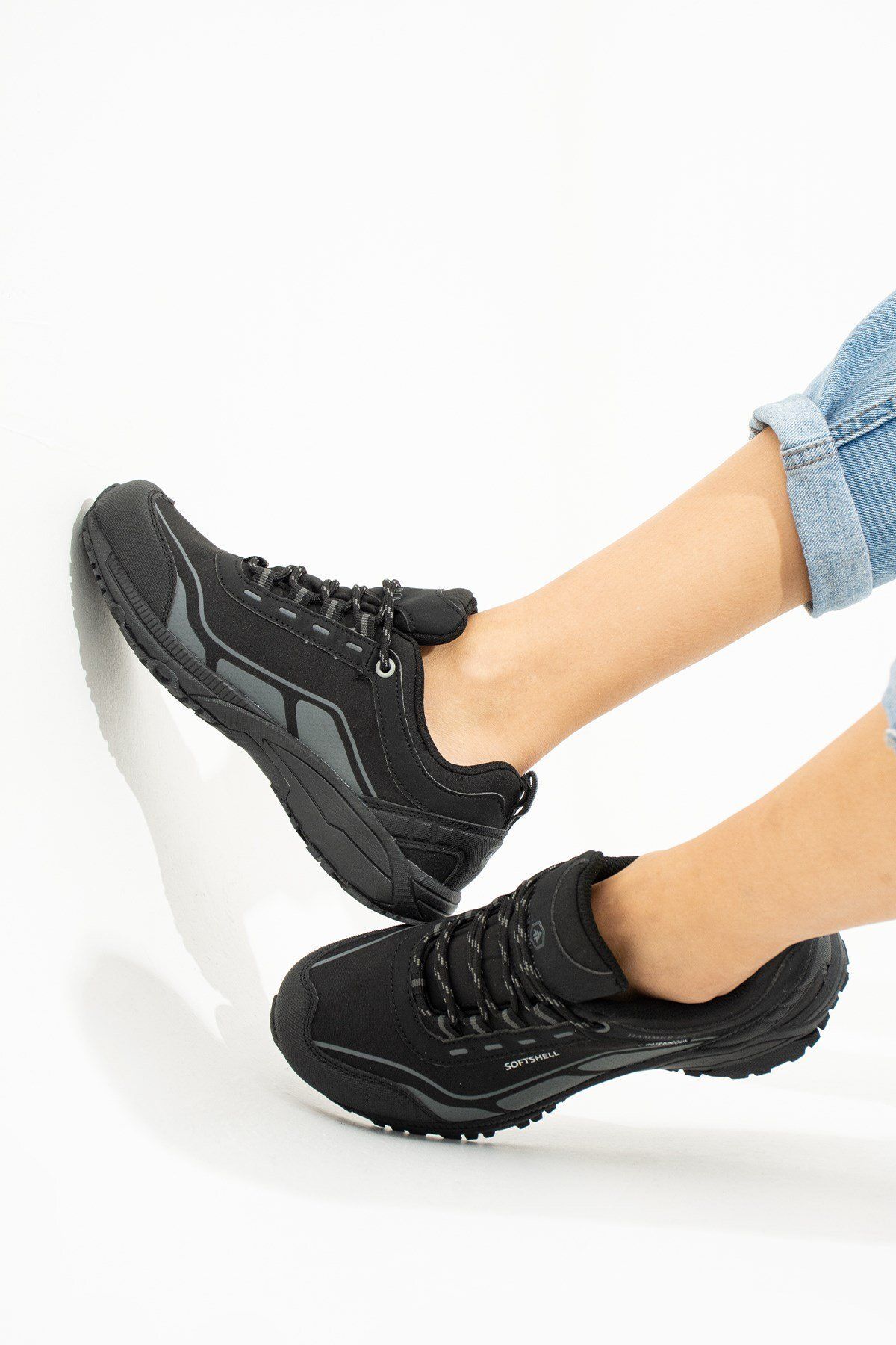 Hammer Jack Berto Su Geçirmez Siyah Gri Outdoor Unısex Ayakkabı