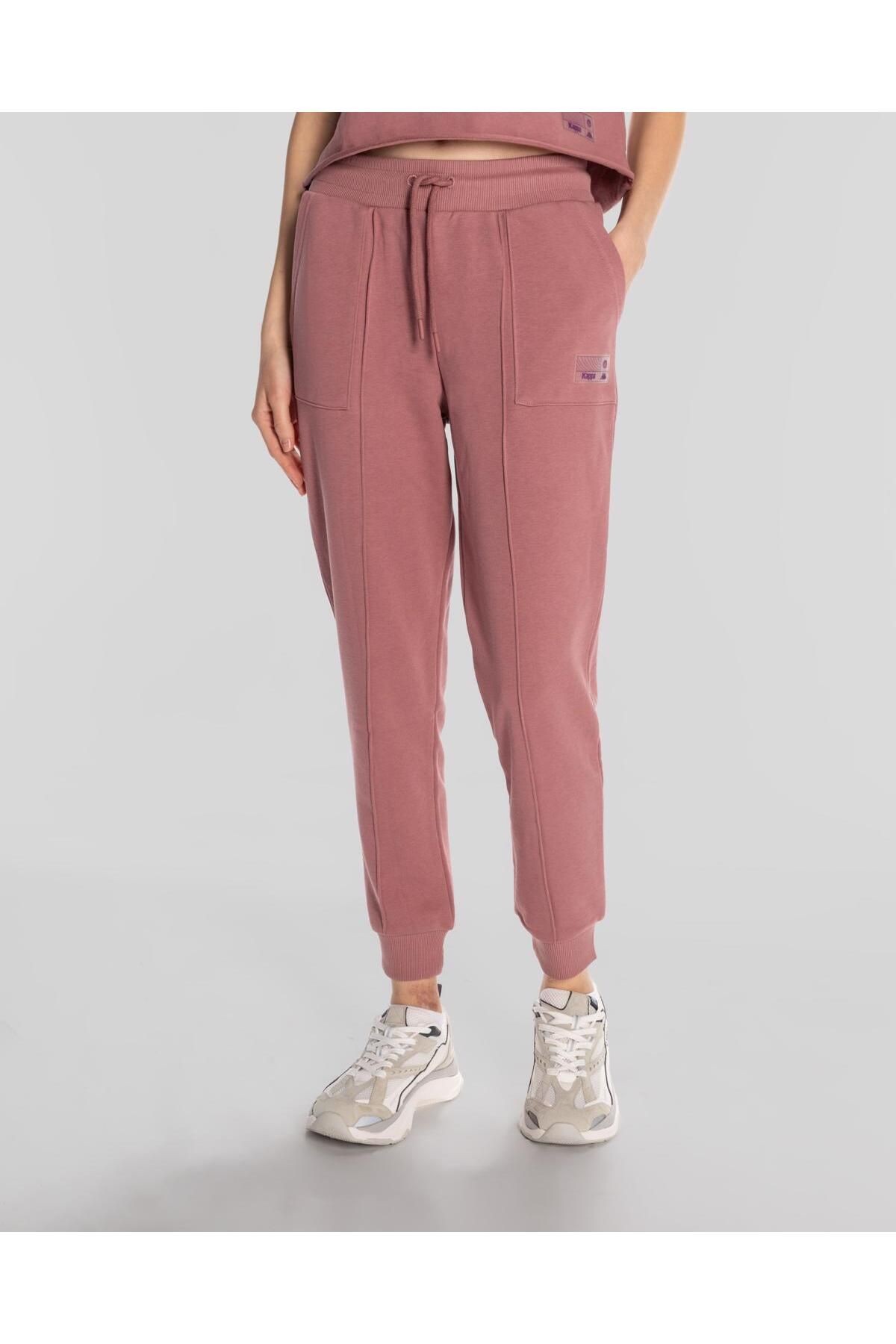 Kappa Authentic Jemima Pants Kadın Gül Kurusu Regular Fit Eşofman Altı