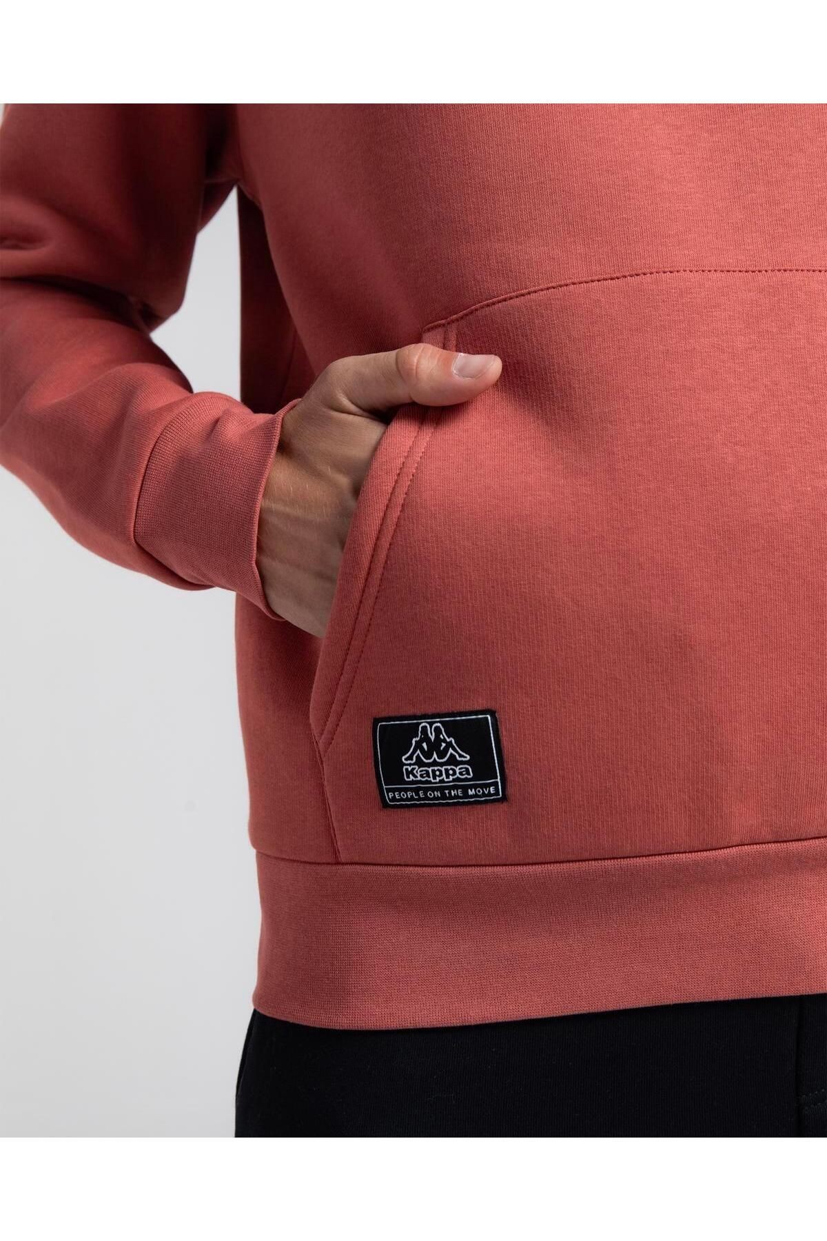 Kappa Authentic Hita Erkek Kiremit Oversize Fit Hoodie