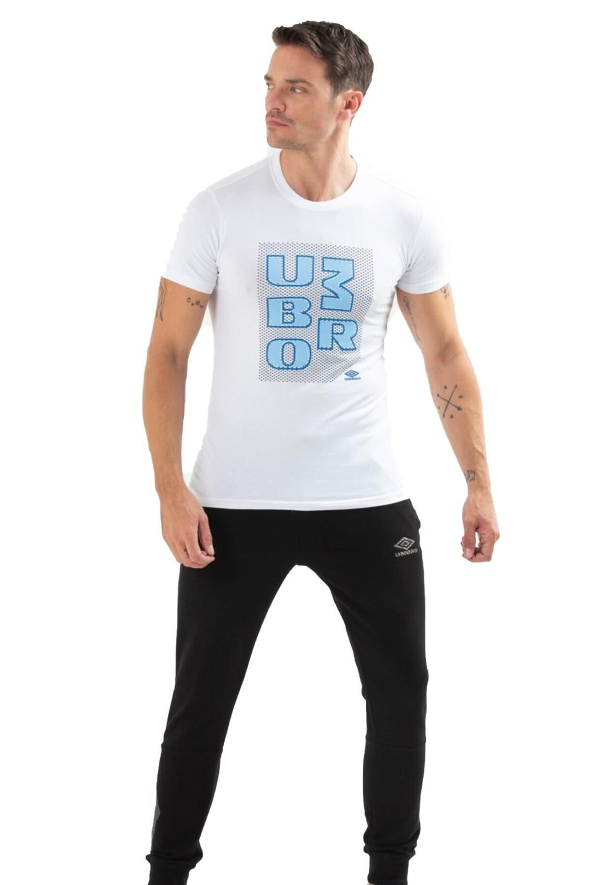 Umbro Knut Erkek Beyaz Tişört