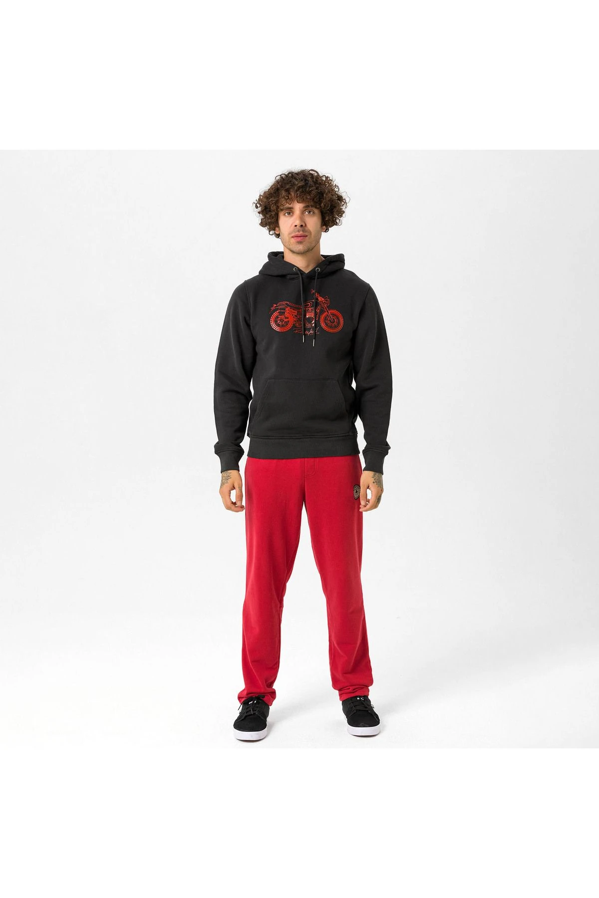 Routefield Horst Siyah Erkek Sweatshirt RFHORST2223-001