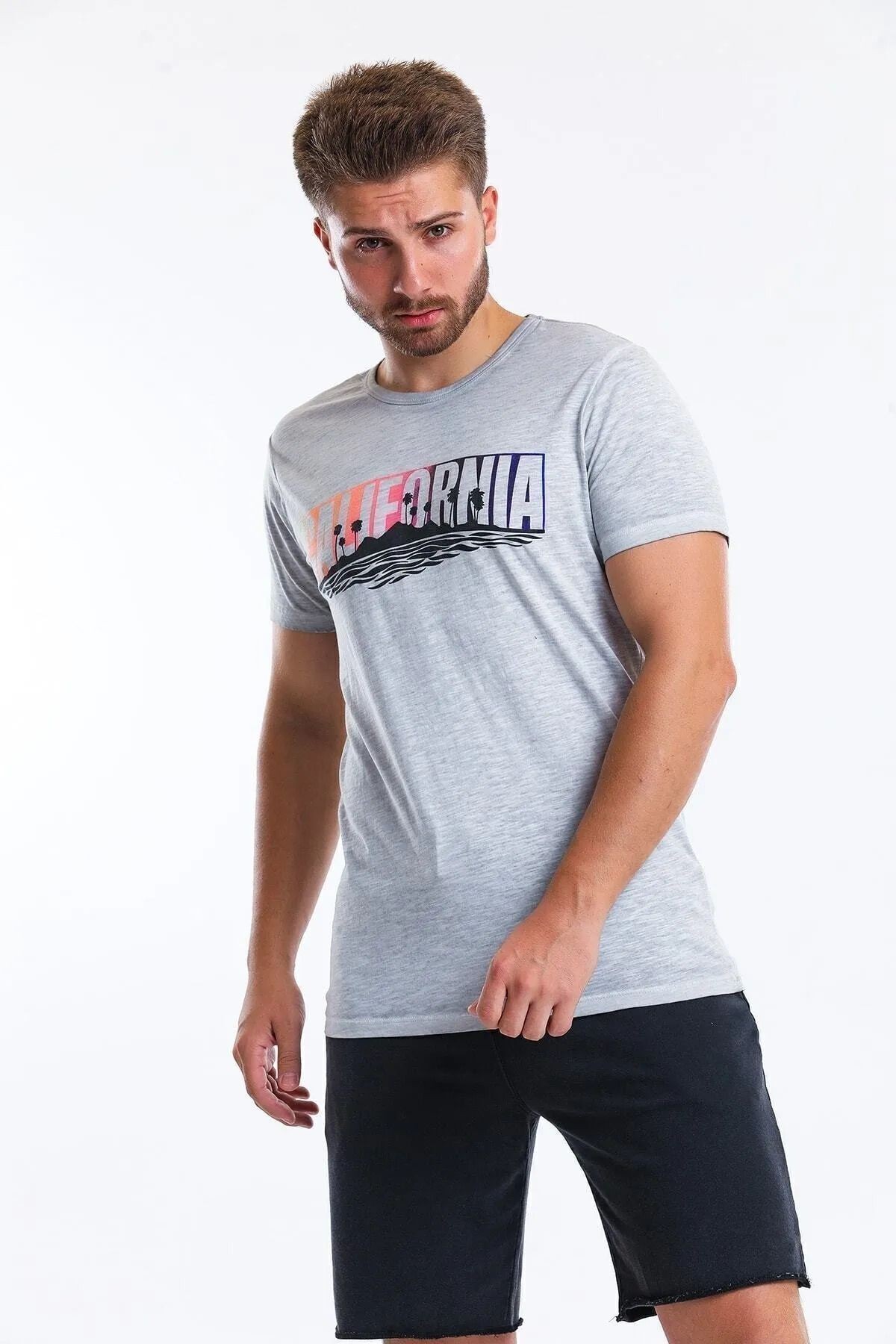Superfly Tshirt Erkek Gri Tshirt 21607-05