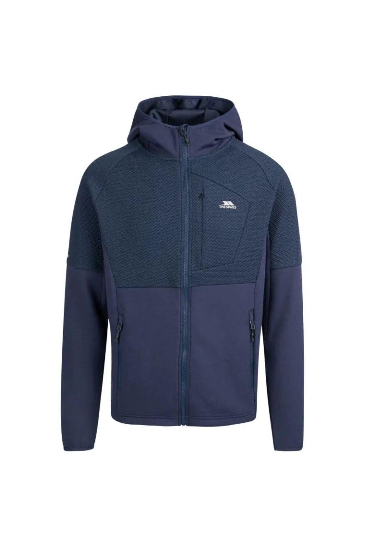 Trespass Mens Active Top Bani Erkek Kapüşonlu Sweatshirt Lacivert MATOLSTR0034