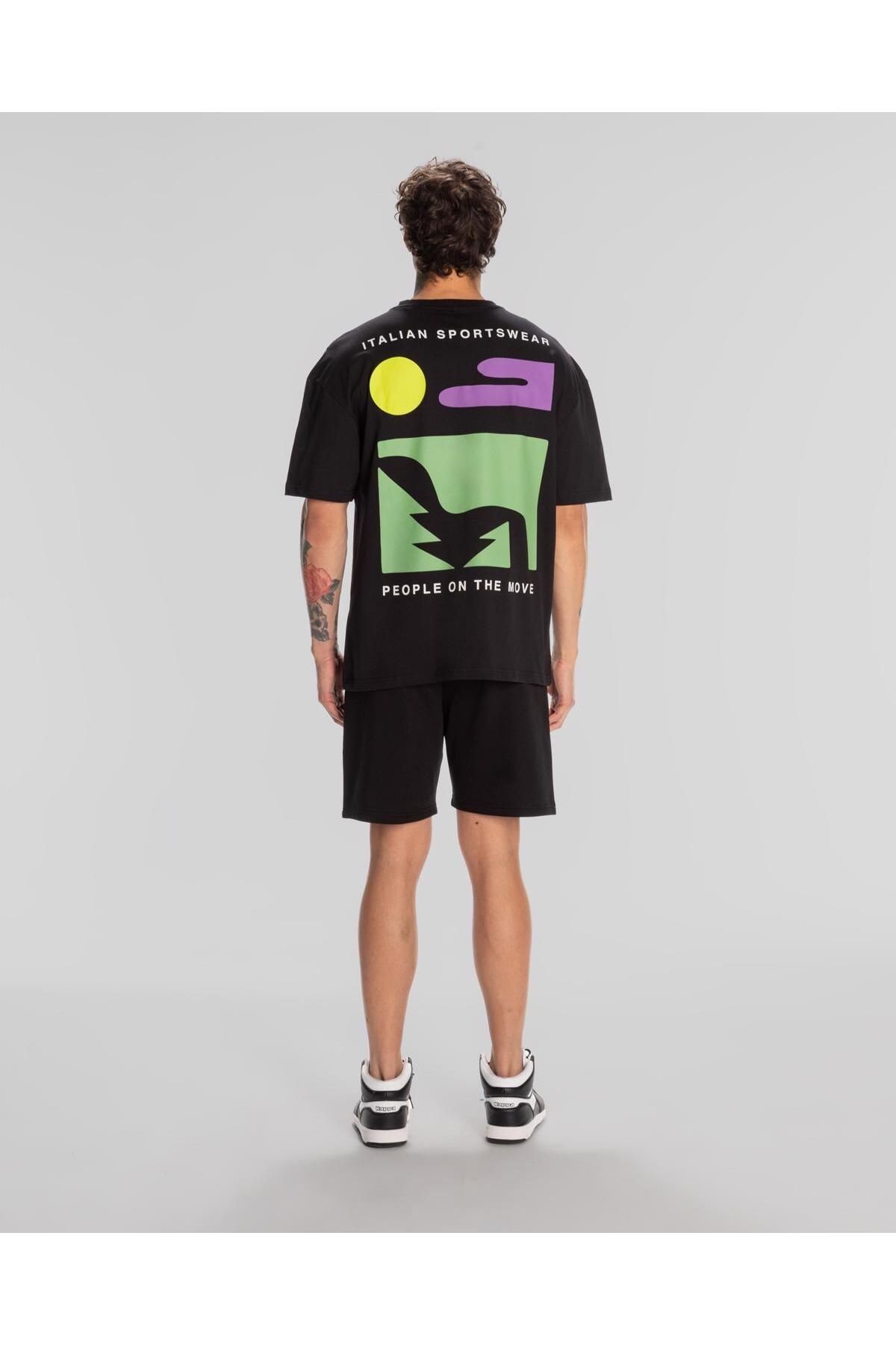 Kappa Kappa Sport Floyd Erkek Siyah T-Shirt 321W7TW-005