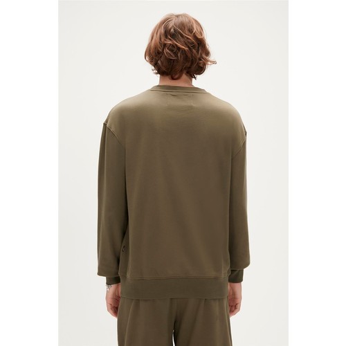 Bad Bear Tag Crewneck Haki Erkek Sweatshirt