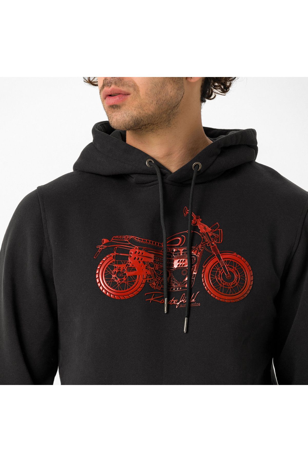 Routefield Horst Siyah Erkek Sweatshirt RFHORST2223-001