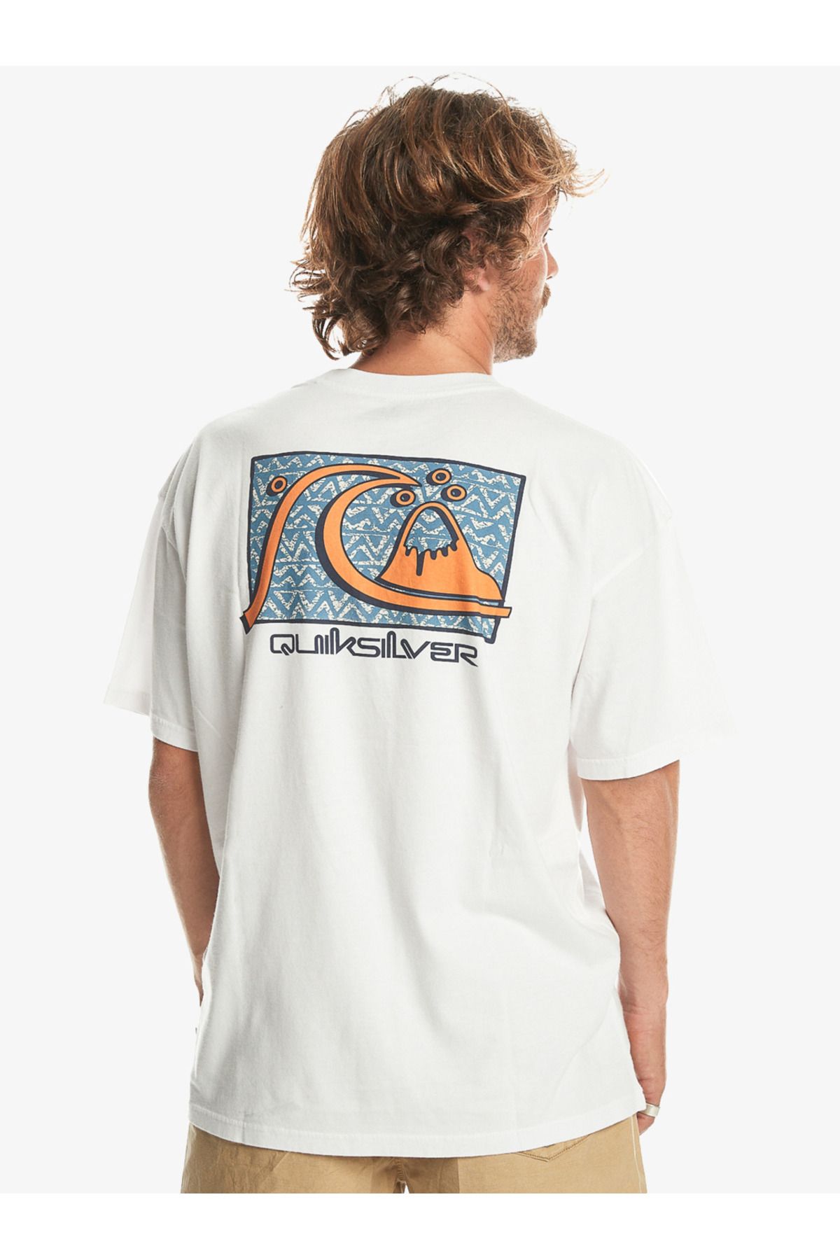 Quiksilver Take Us Back Bubble Ss Erkek Beyaz Tshirt EQYZT07652-10