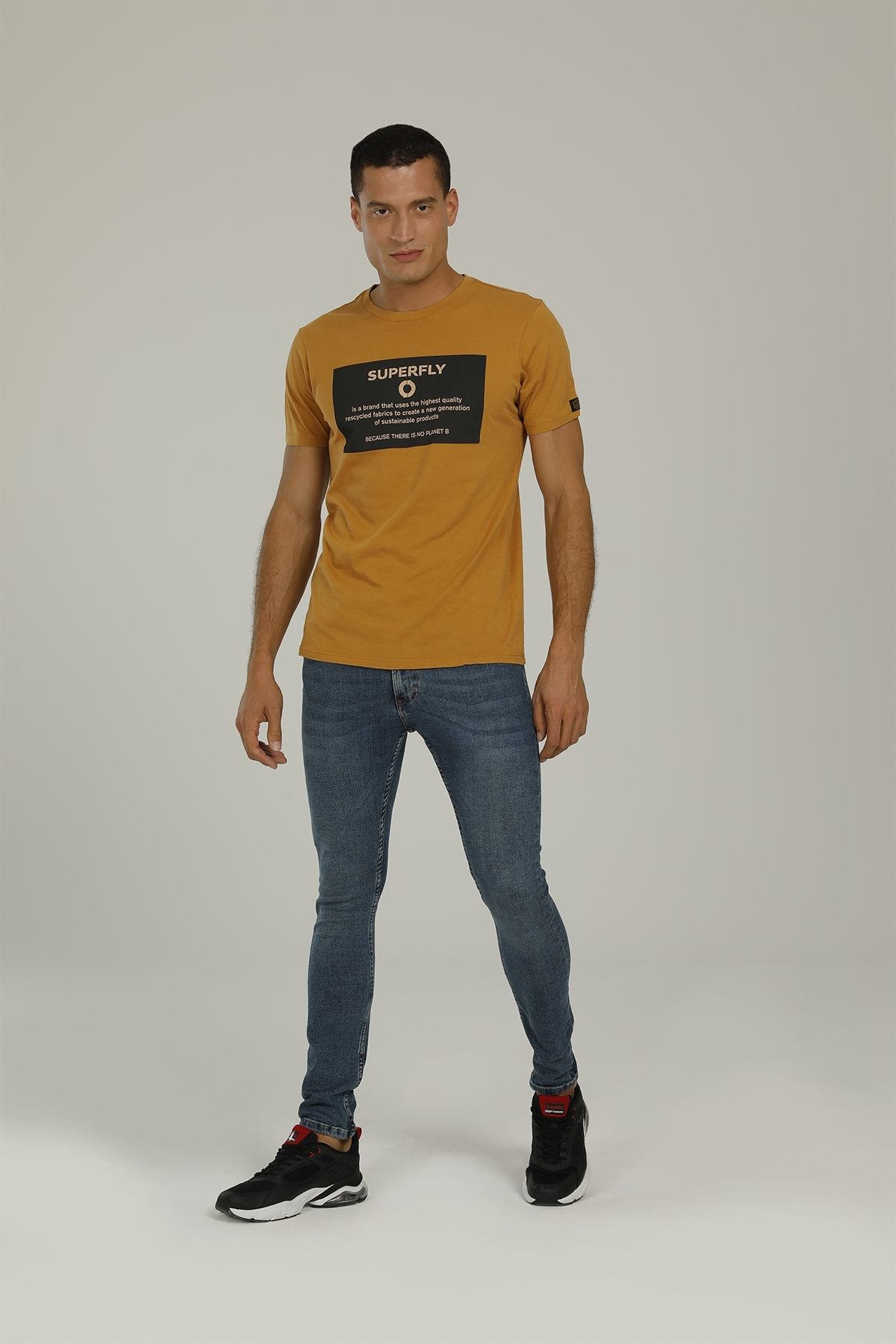 Superfly 22575-MEN Tshirt Cinnamon Erkek Kisa Kol T-Shirt