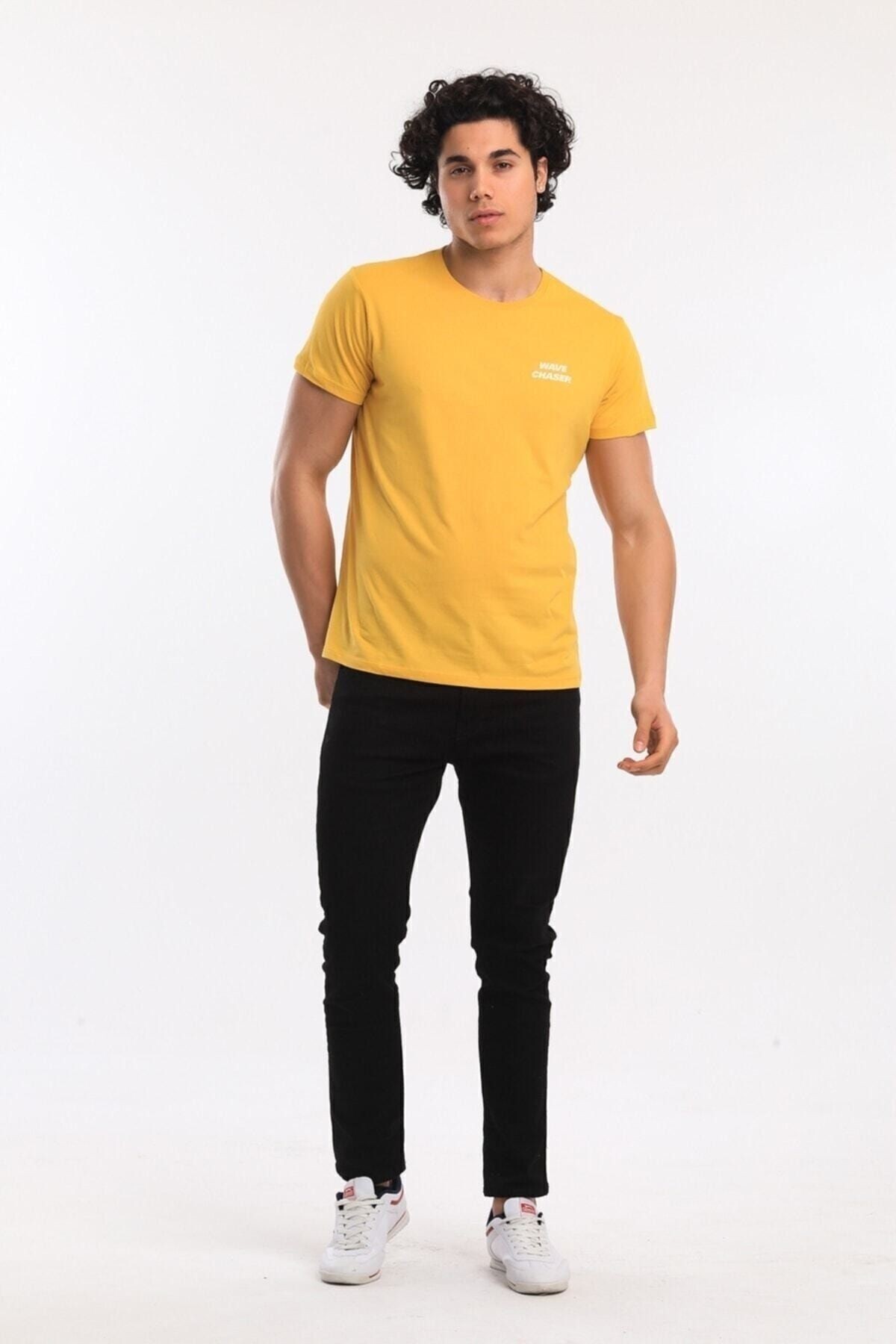 Superfly Tshirt Erkek Sarı Tshirt 21619-22