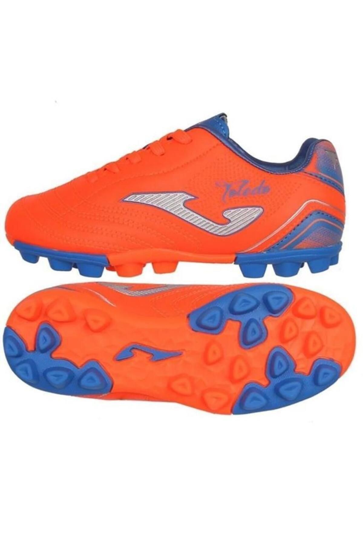 Joma Toledo Jr 2308 Royal Hard Ground Turuncu/mavi Çocuk Krampon