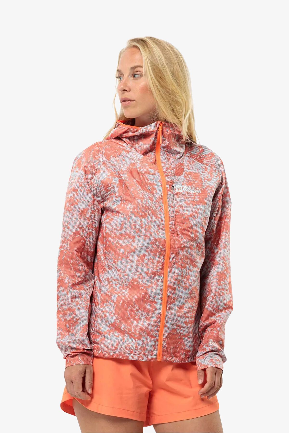 JACK WOLFSKIN Prelıght Wınd Kadın Turuncu Ceket 