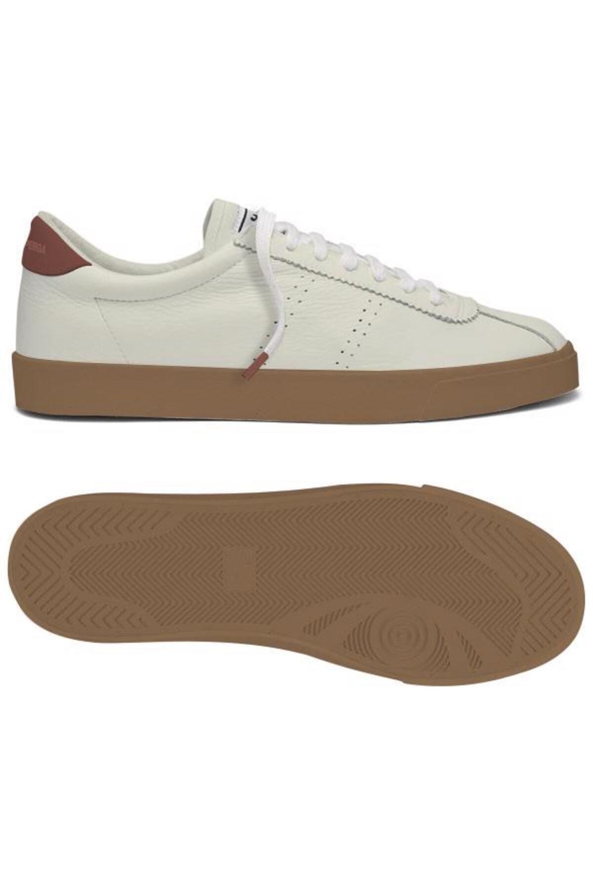SUPERGA 2843 Club S Prime Soft Leather Washable Unisex Bej Bileksiz Sneaker