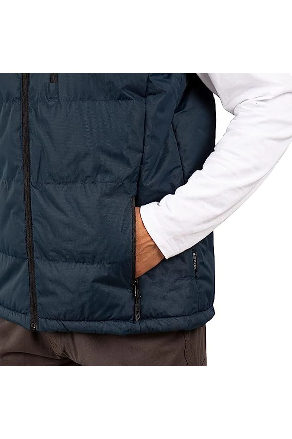 Trespass Clasp - Padded Gilet Erkek Mavi Yelek Erkek Yelek Majkgık10003