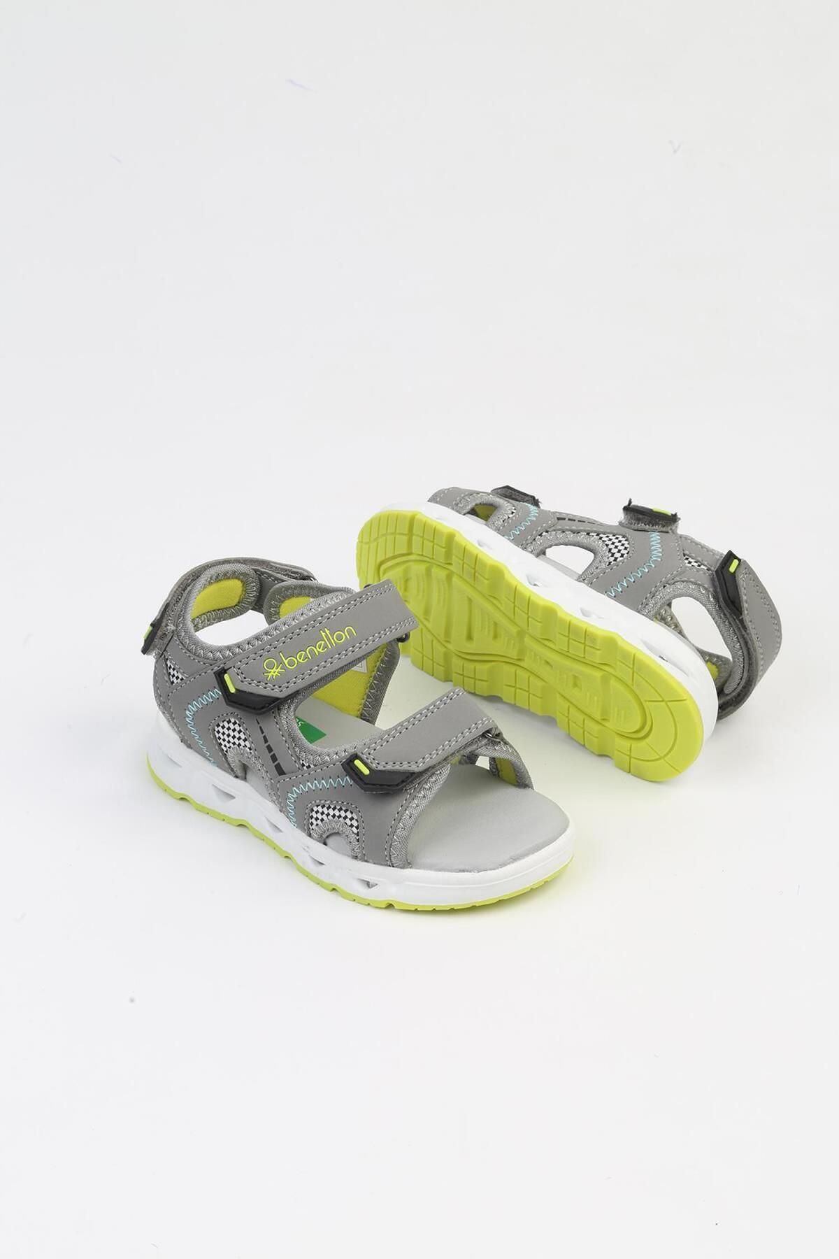 Benetton Gri Erkek Çocuk Sandalet BNI-10118