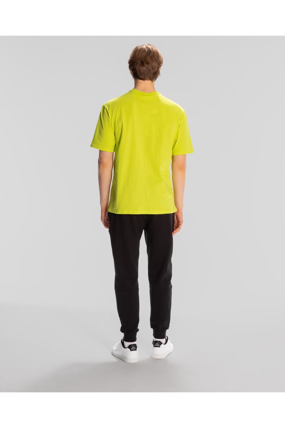 Kappa Authentic Alvin Erkek Yeşil Comfort Fit Tişört