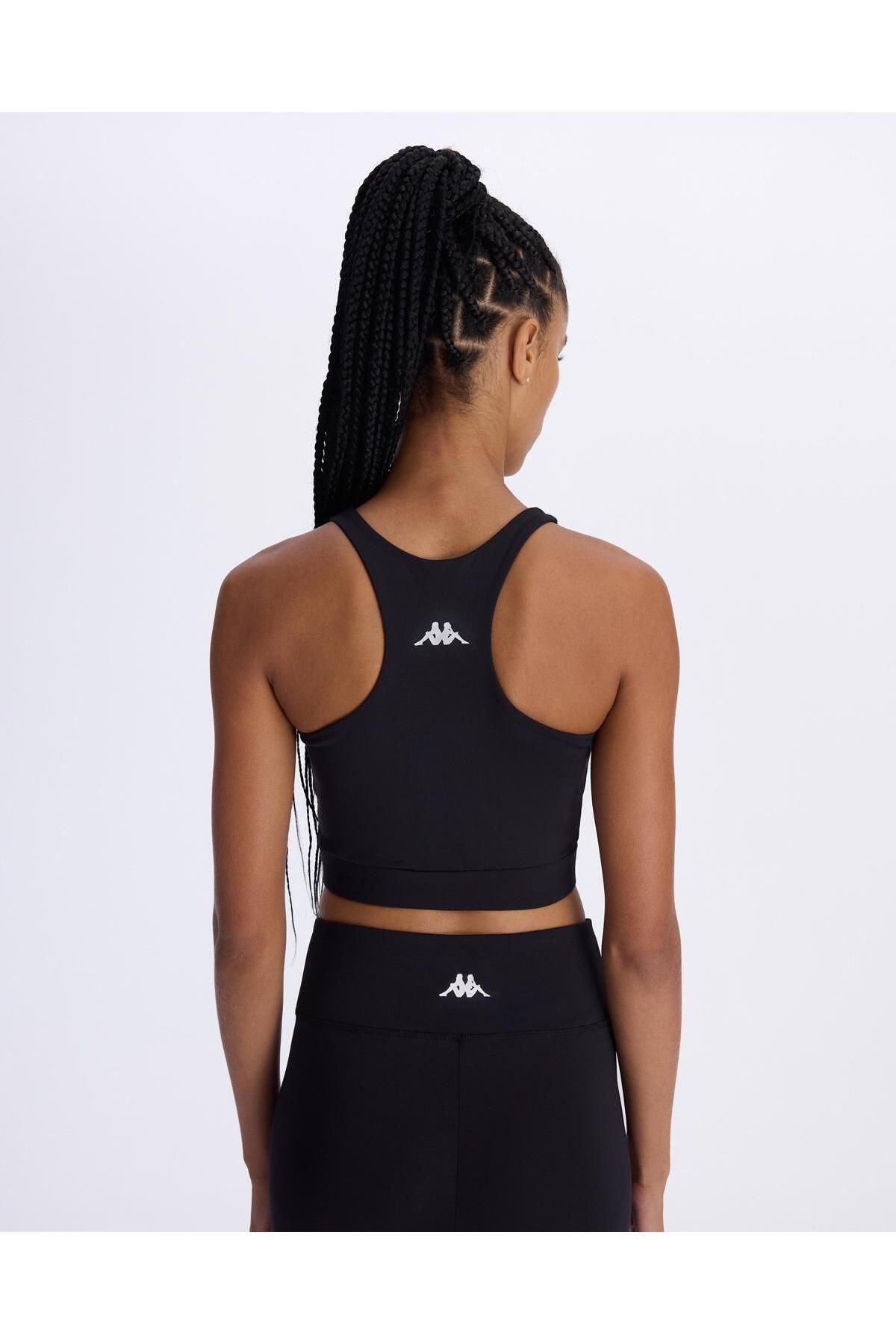 Kappa Berly Bra Kadın Siyah Skin Fit Sporcu Sütyeni