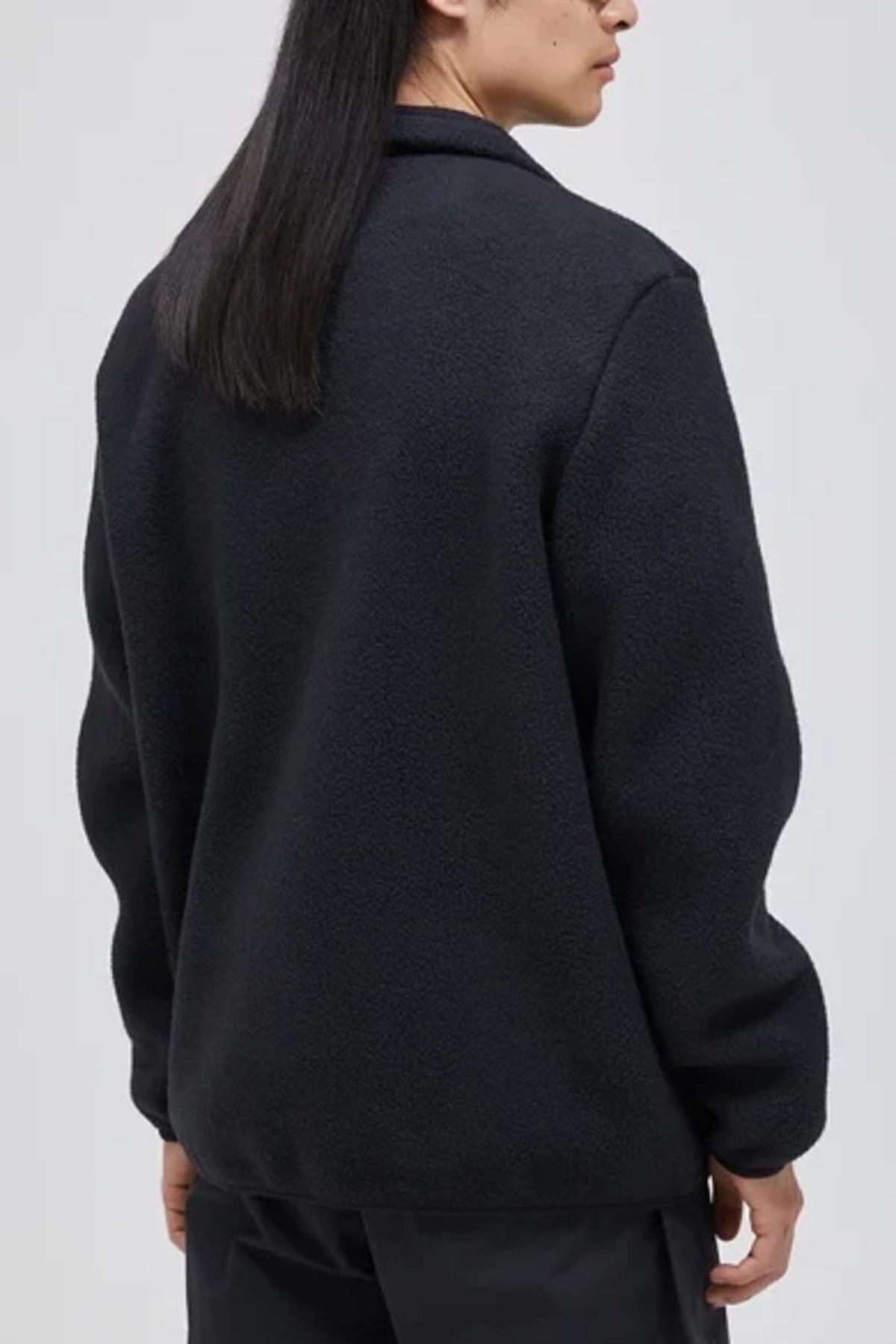 Peak Performance M Fleece Snap T-Neck Erkek Siyah Polar G78899010-10011