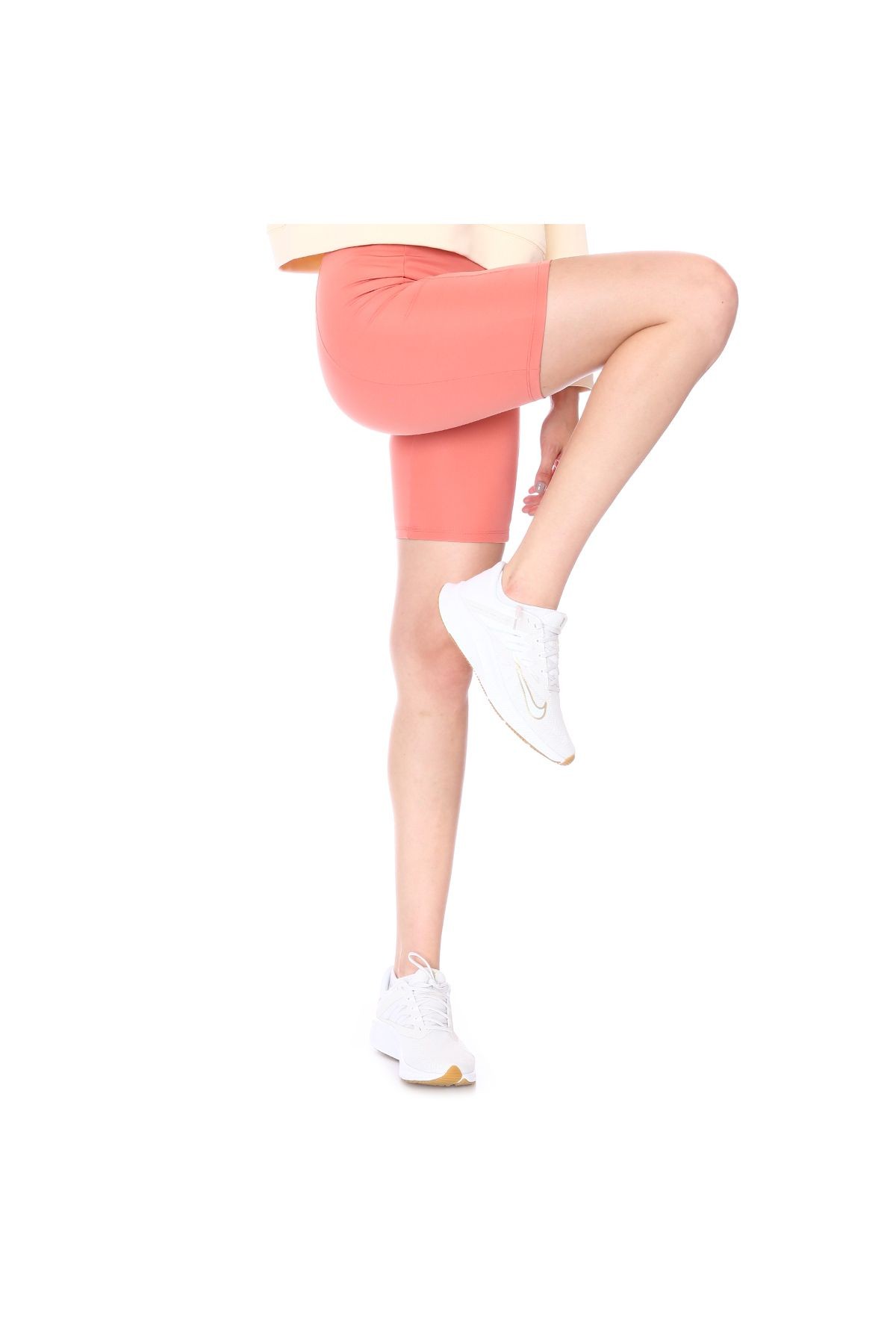 Sportive Spo-Biker Short Kadın Lacivert Günlük Stil Tayt 712105-LCV