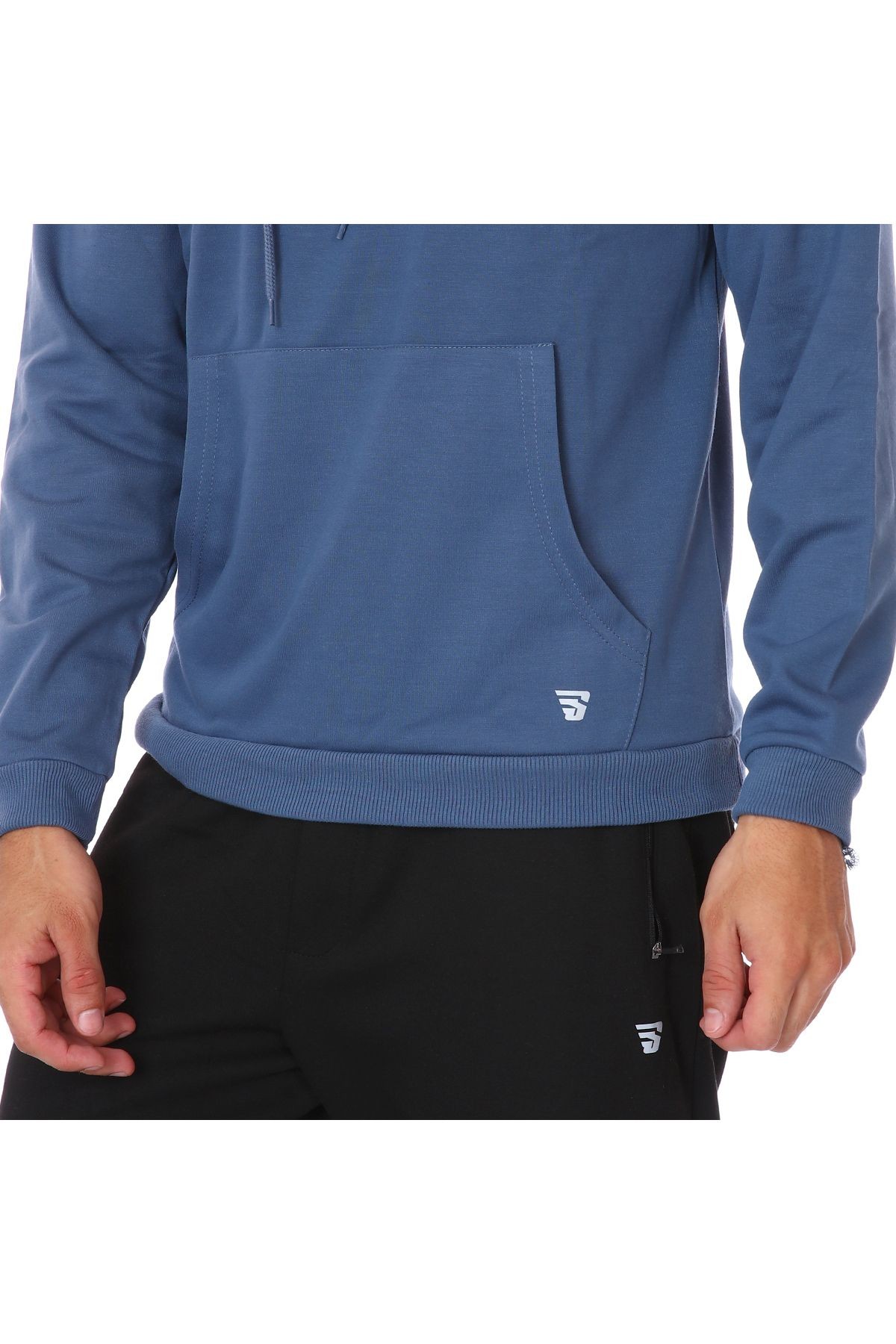 Sportive Spo-Shoodie Erkek Lacivert Günlük Stil Sweatshirt 712203-LCV