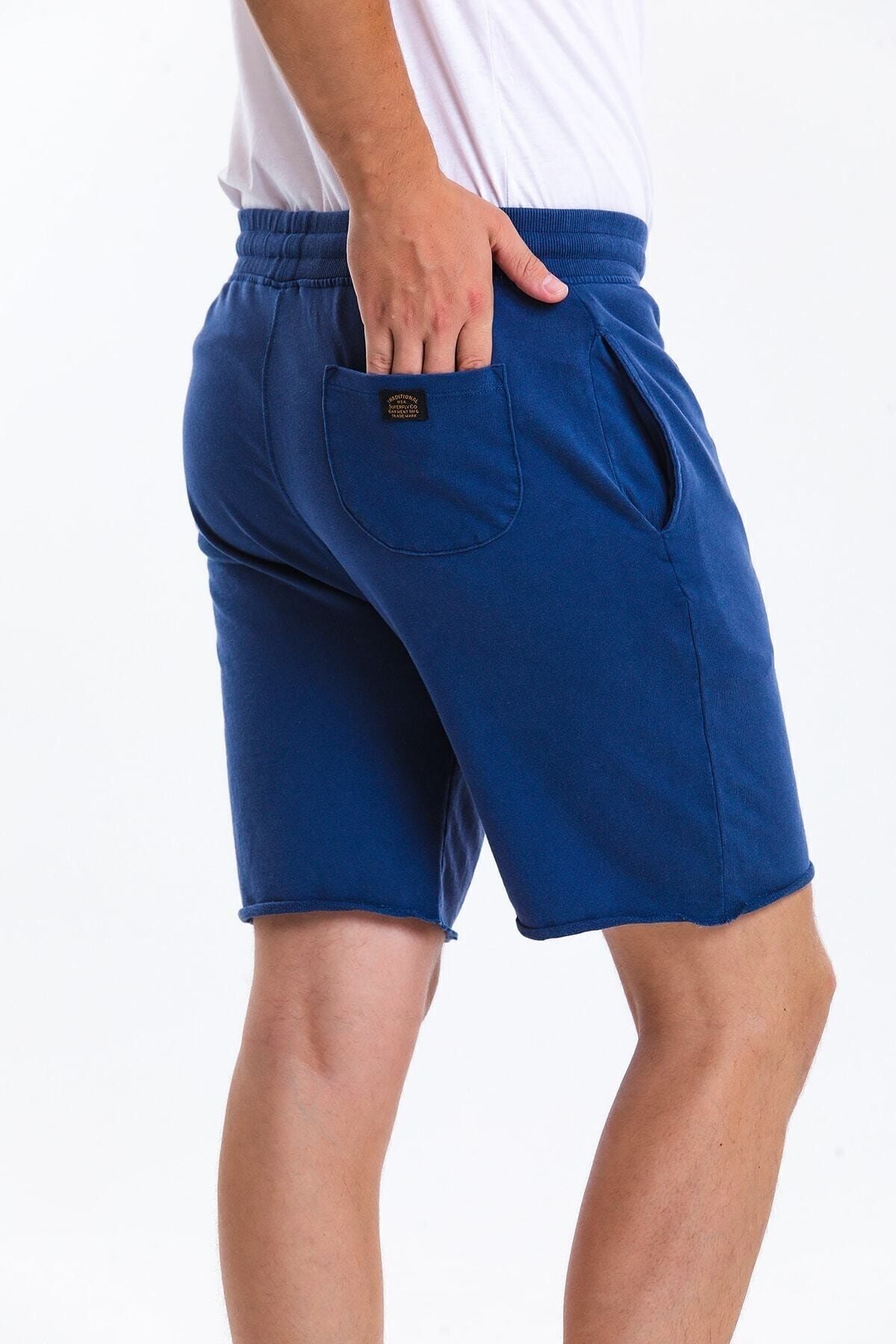 Superfly 22636-MEN Sw Short Indıgo Lacivert Erkek Şort