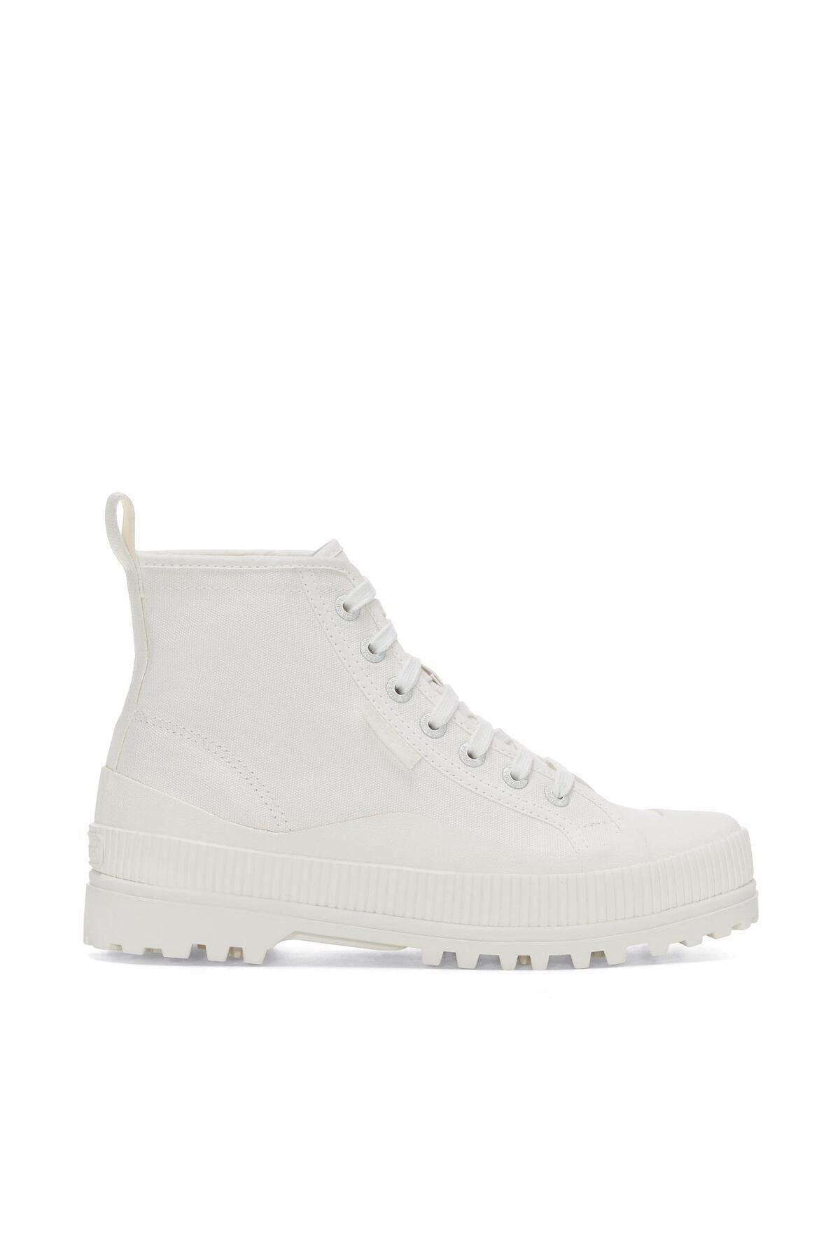 SUPERGA 2469 Alpina Wave Tape Unisex Beyaz Bilekli Sneaker