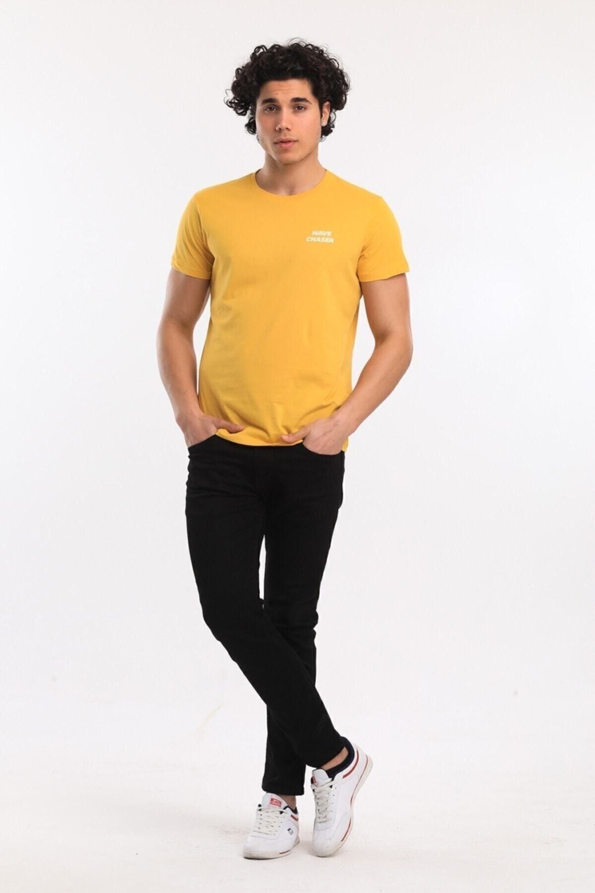 Superfly Tshirt Erkek Sarı Tshirt 21619-22