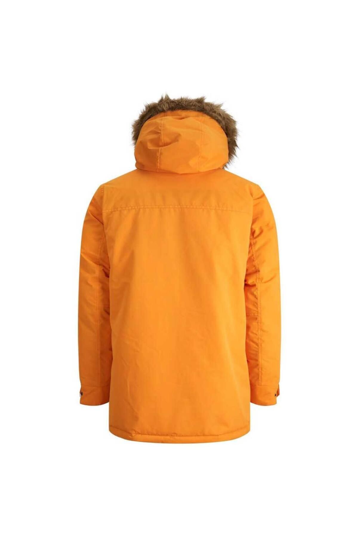 Jack & Jones Jjwinner Erkek Kürklü Siyah Parka