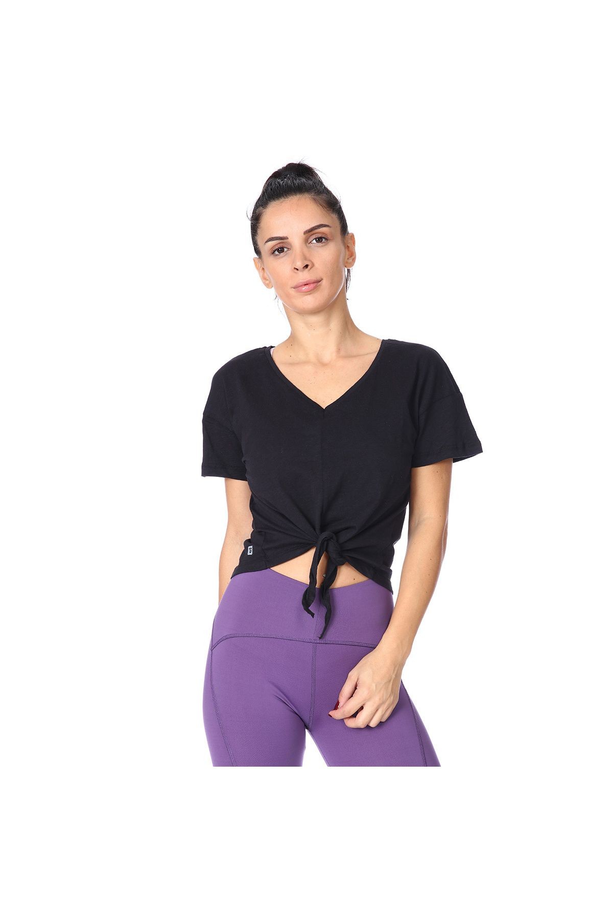 Sportive Bagtee Kadın Günlük Stil Tişört 711028-Syh