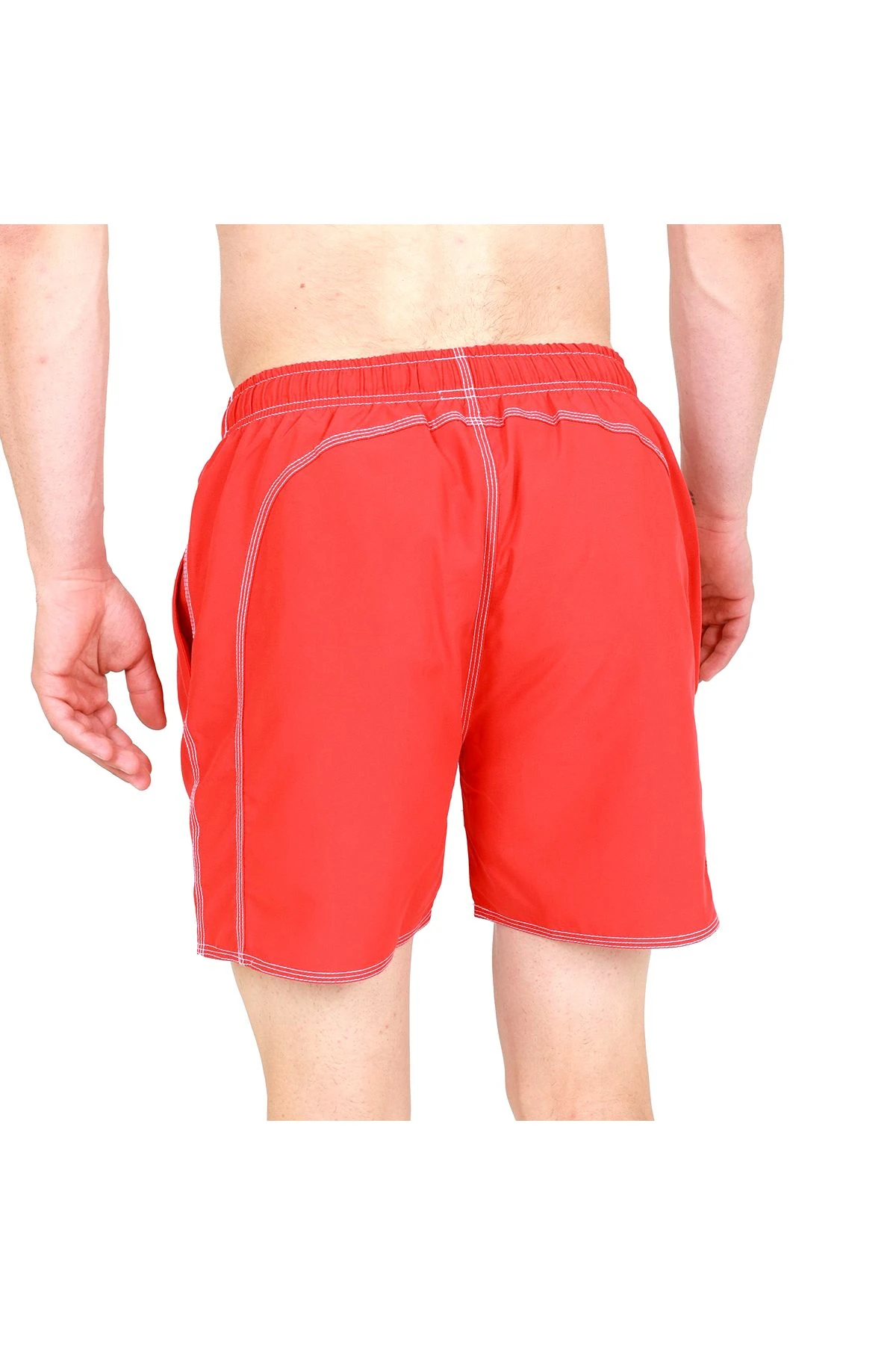 Arena Fundamentals Solid Boxer Erkek Kırmızı Yüzücü Mayosu 4051548