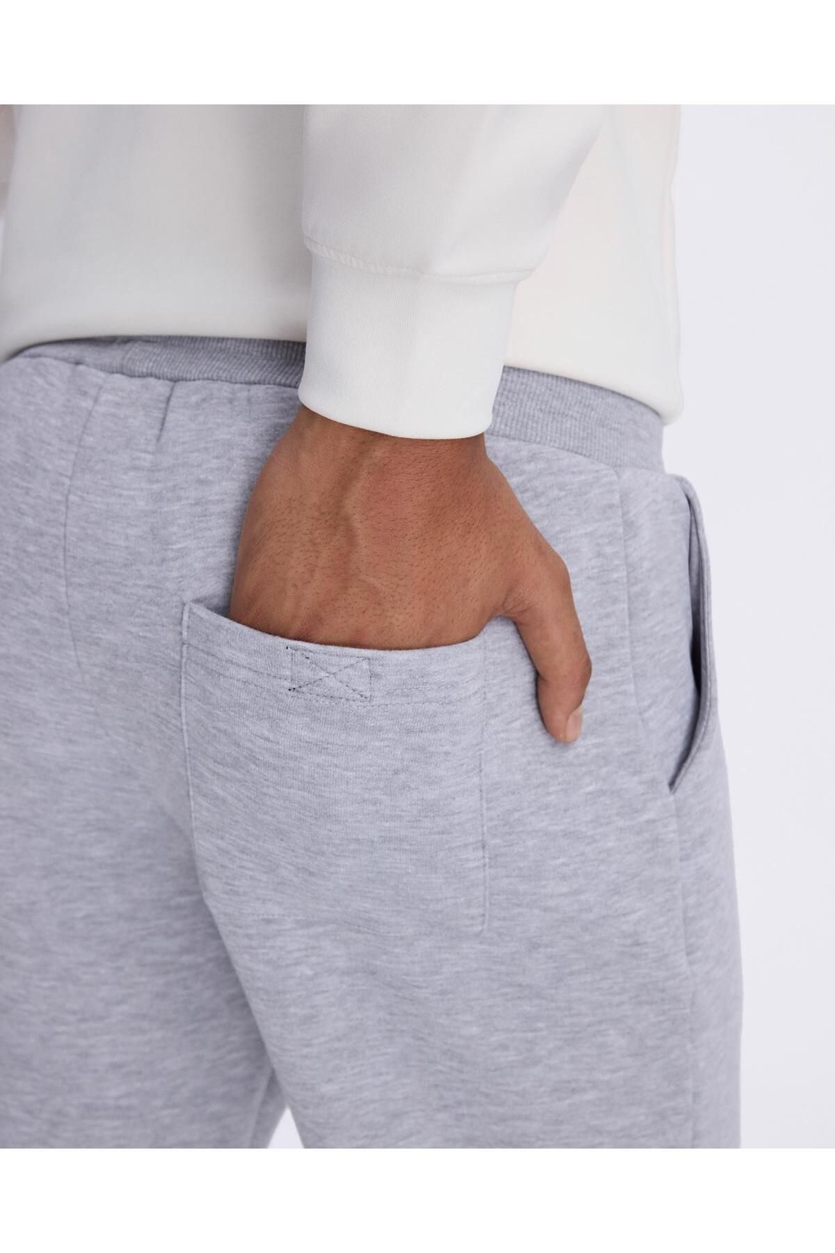 Kappa Authentic Bandys Erkek Gri Comfort Fit Eşofman Altı