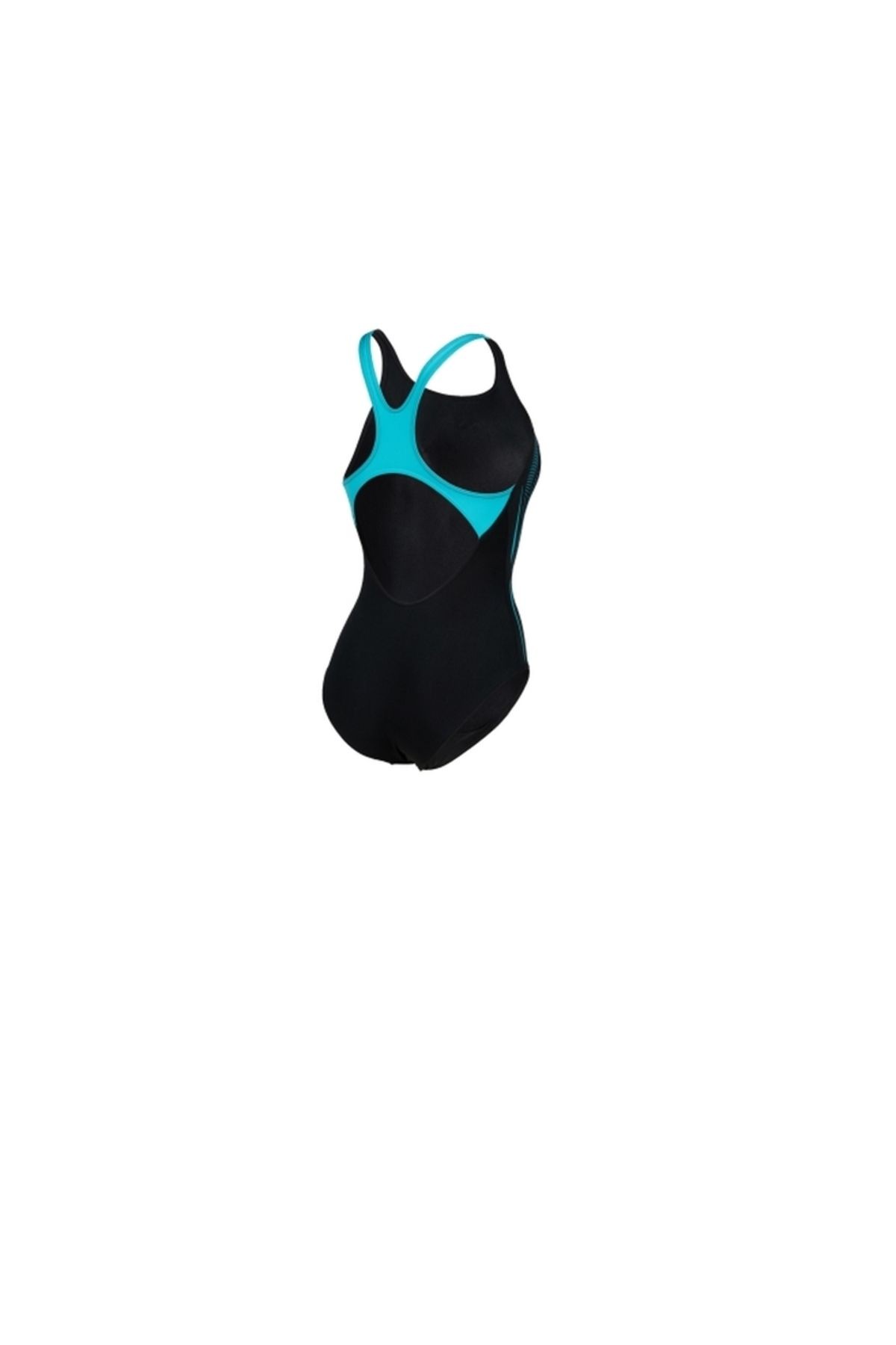 Arena W Swimsuit Swim Pro Back Graphic Black Martinica Çocuk Yüzücü Mayosu 007339581