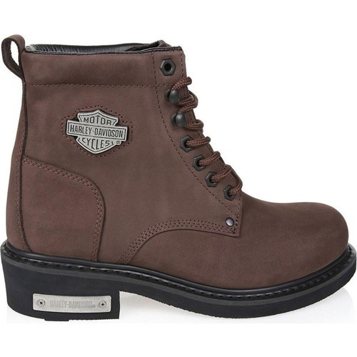 Harley Davidson Harley-davidson Gibson Kadın Kahverengi Nubuk Bot