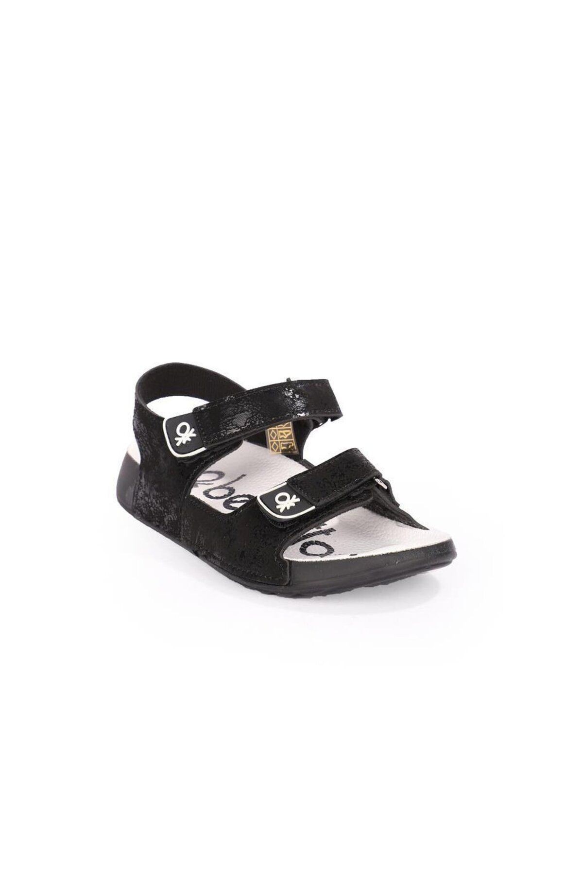 Benetton BN-1238 Filet Erkek Çocuk Sandalet Siyah