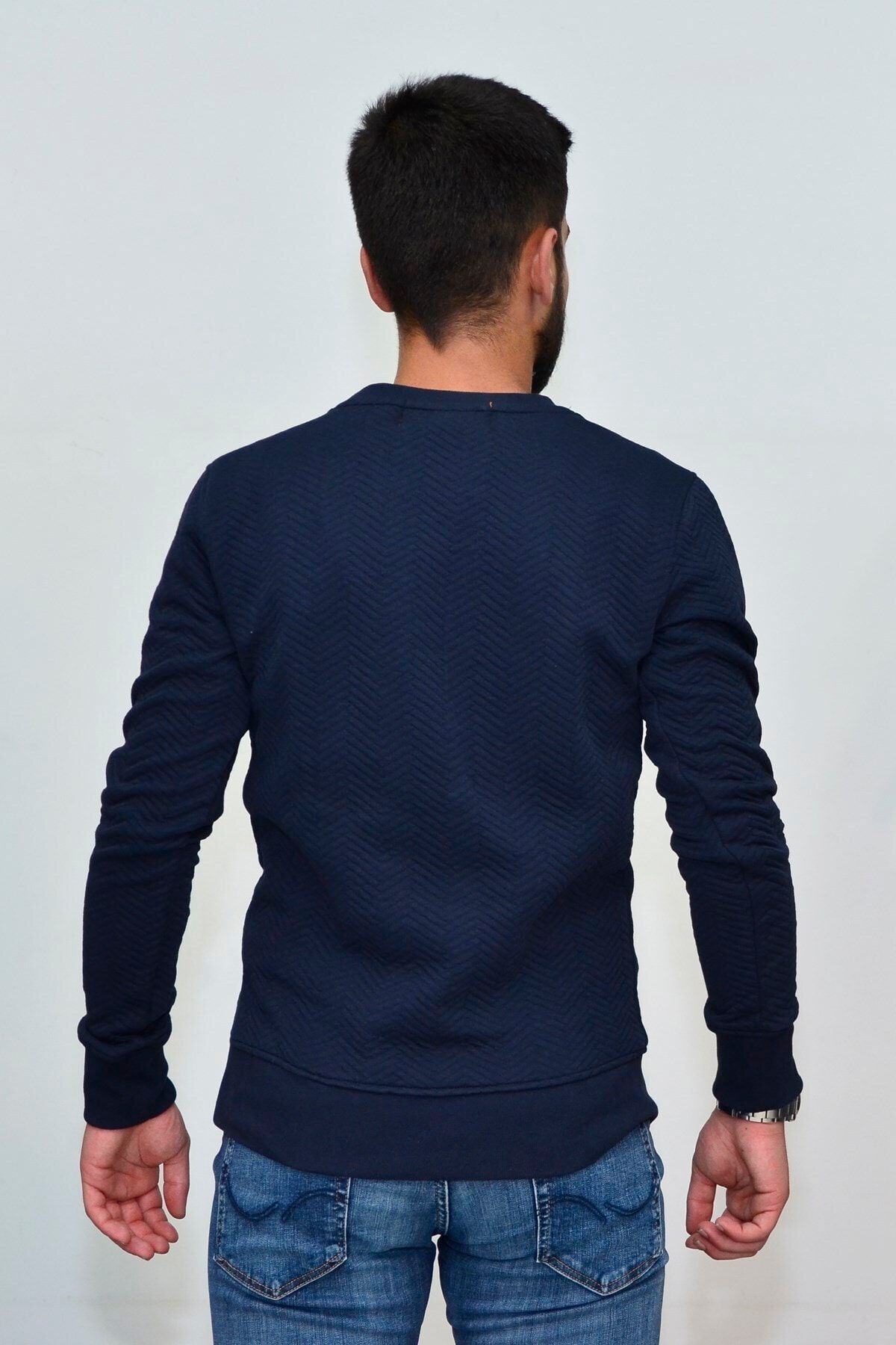 Superfly Sweatshirt Erkek Lacivert Sweatshirt 20179-04