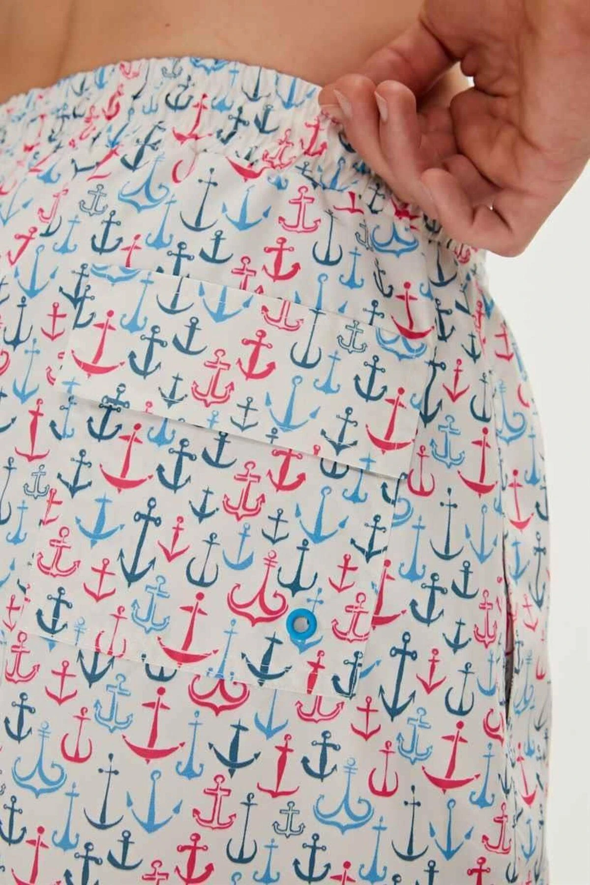 Bad Bear Anchor Erkek Beyaz Mayoşort