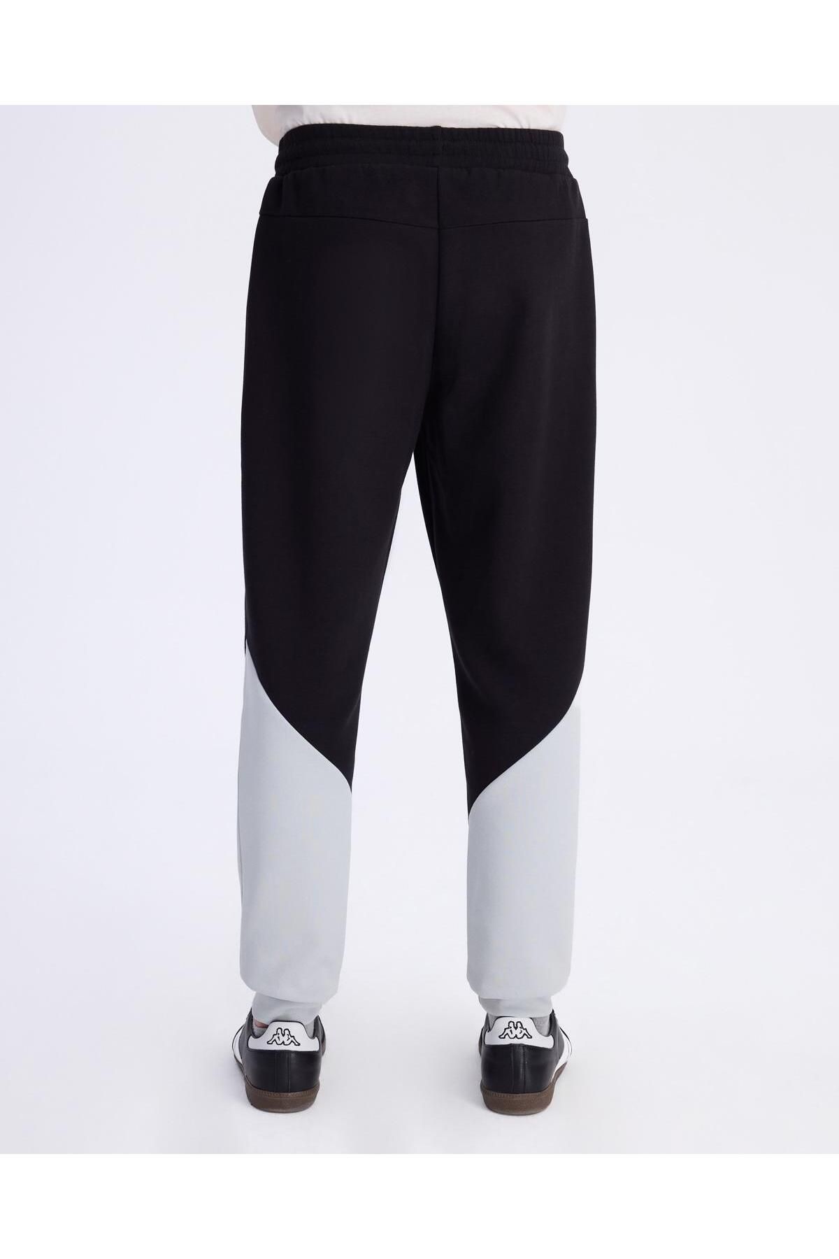 Kappa Nisty Pant Erkek Gri-Siyah Regular Fit Eşofman Altı
