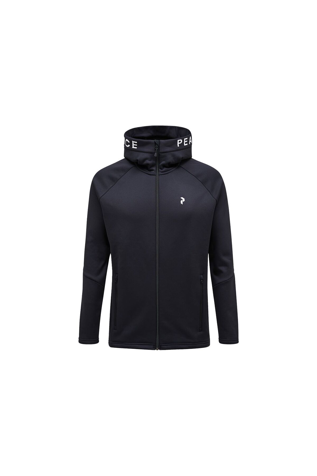 Peak Performance M Rider Zip Hood Erkek Siyah Polar G79437060-10011