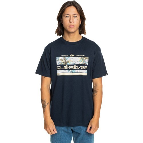 Quiksilver Tropıcal Raınbow Ss Erkek Lacivert Tshirt EQYZT07679-12818