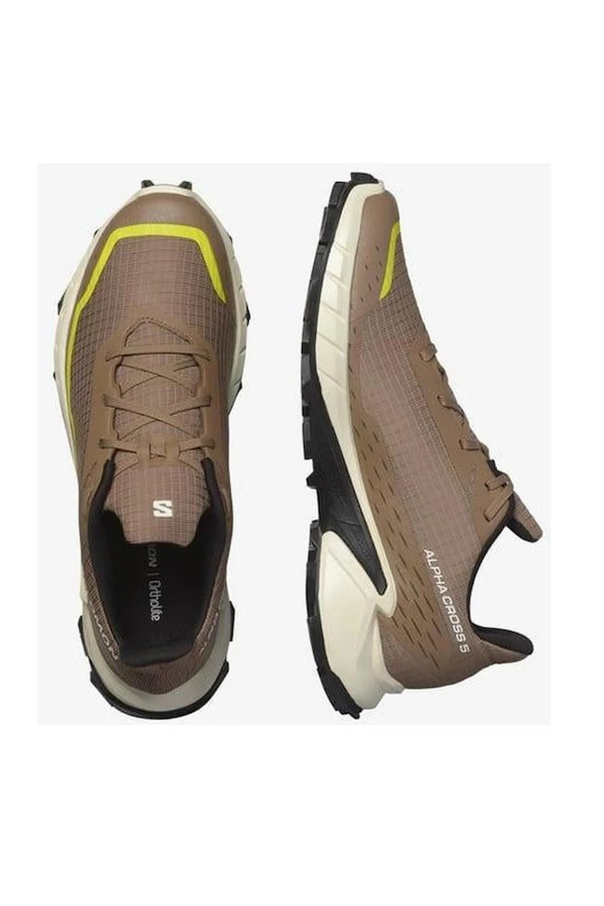 Salomon Alphacross 5 Erkek Koşu Ayakkabısı - Kahve