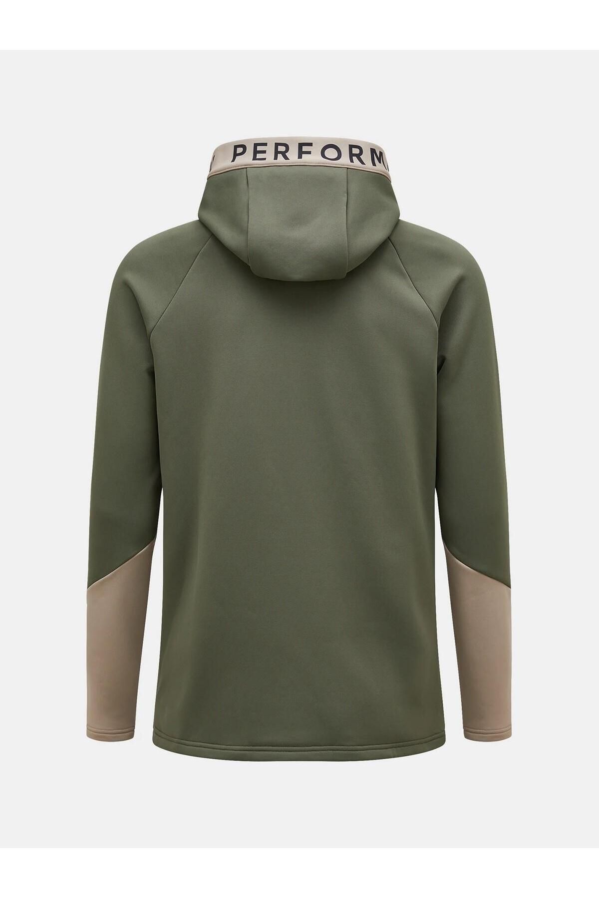 Peak Performance Rider Zip Hood Erkek Yeşil Sweatshirt G79437040-30228