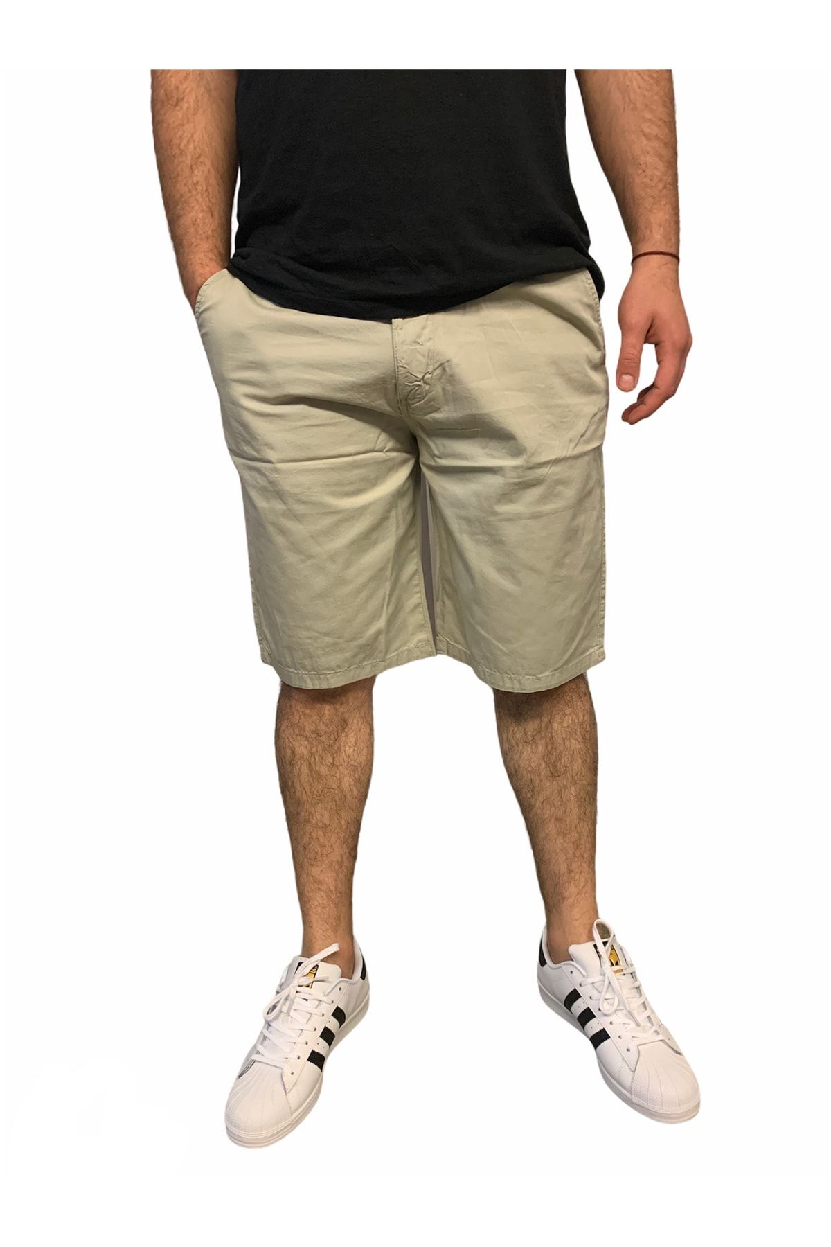 Superfly Chino Erkek Gri Şort 21706-05