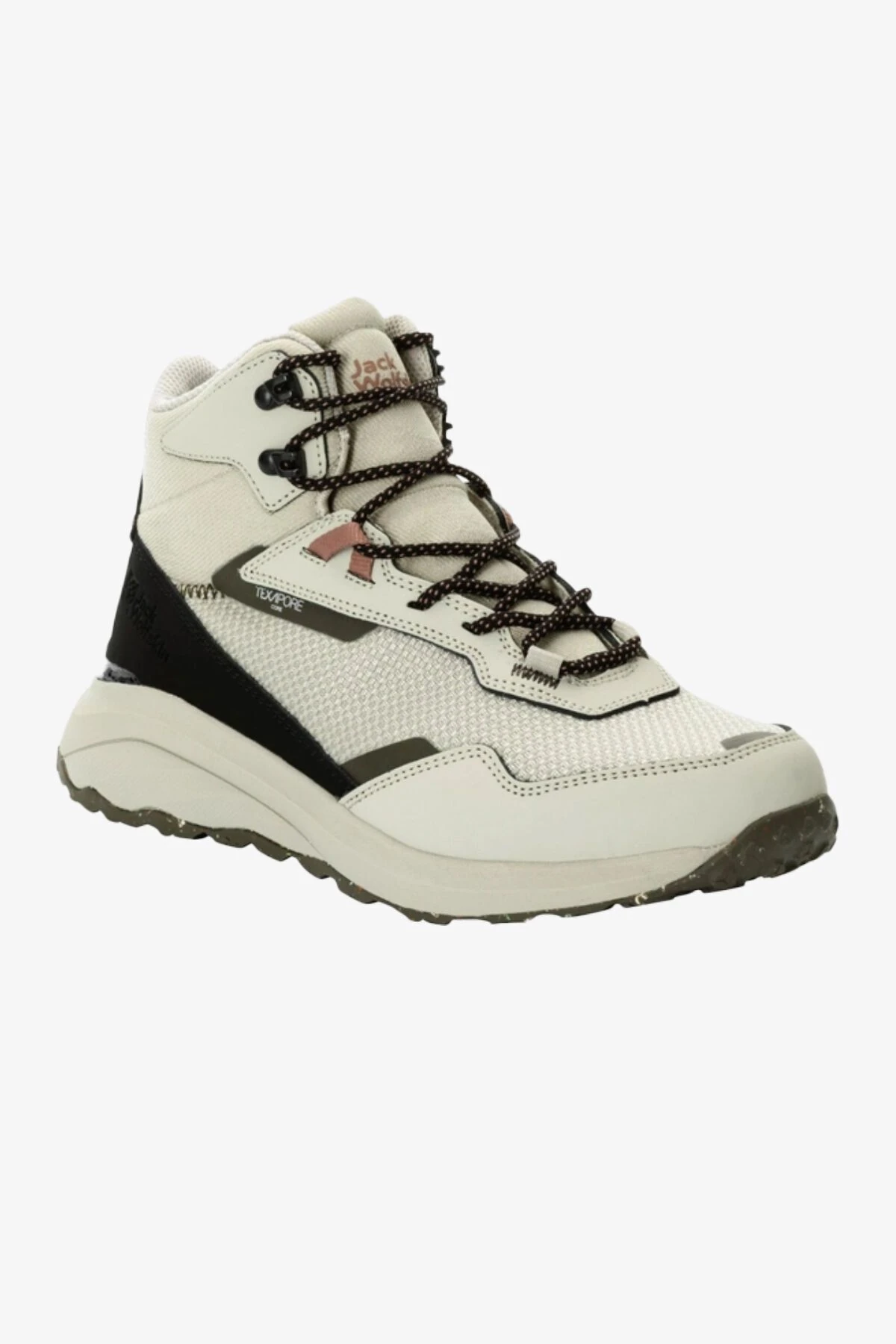 Jack Wolfskin Dromoventure Texapore Mid Kadın Bej Outdoor Ayakkabı 