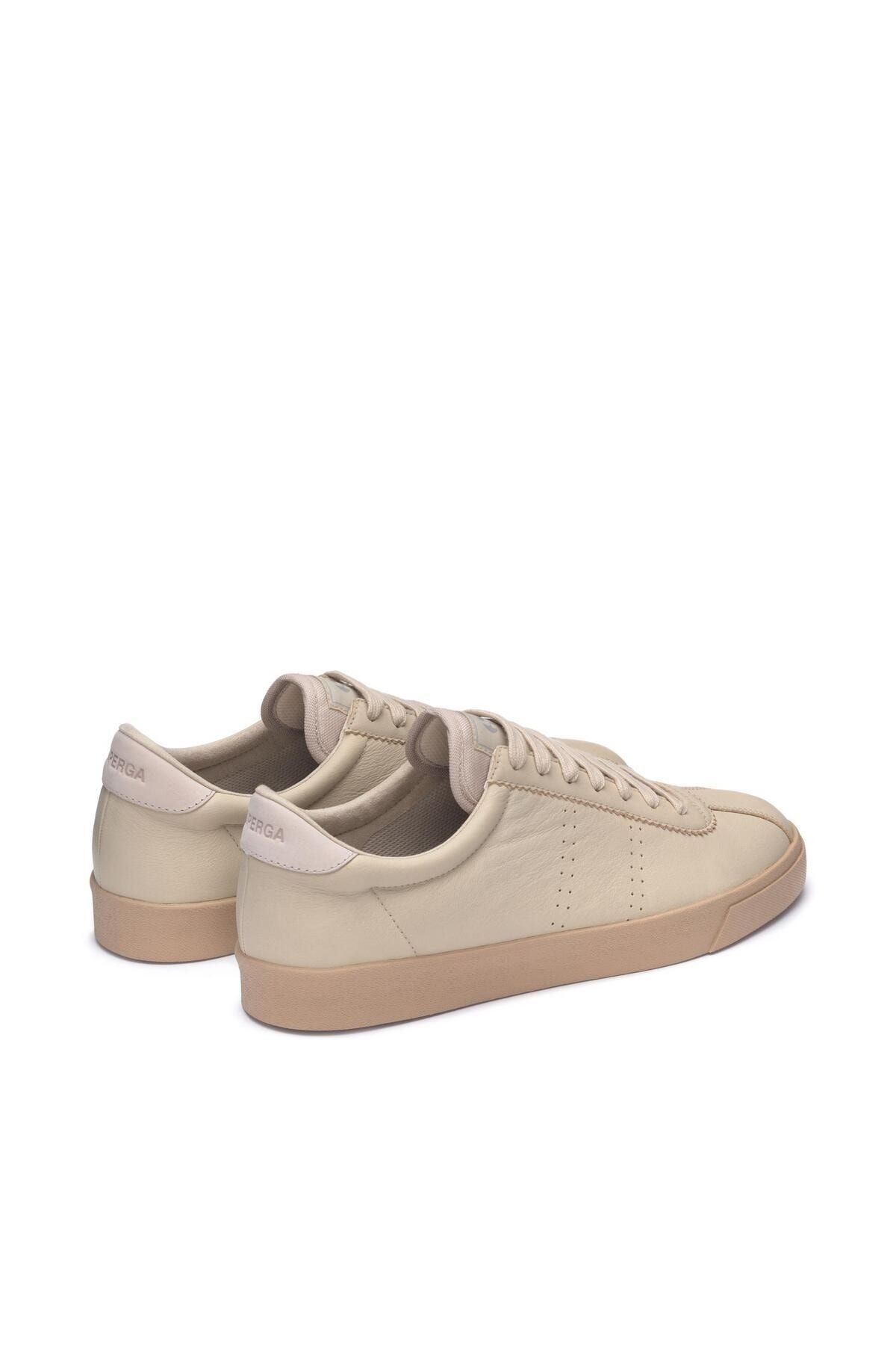 SUPERGA 2843 Club S Prime Soft Leather Washable Unisex Bej Bileksiz Sneaker