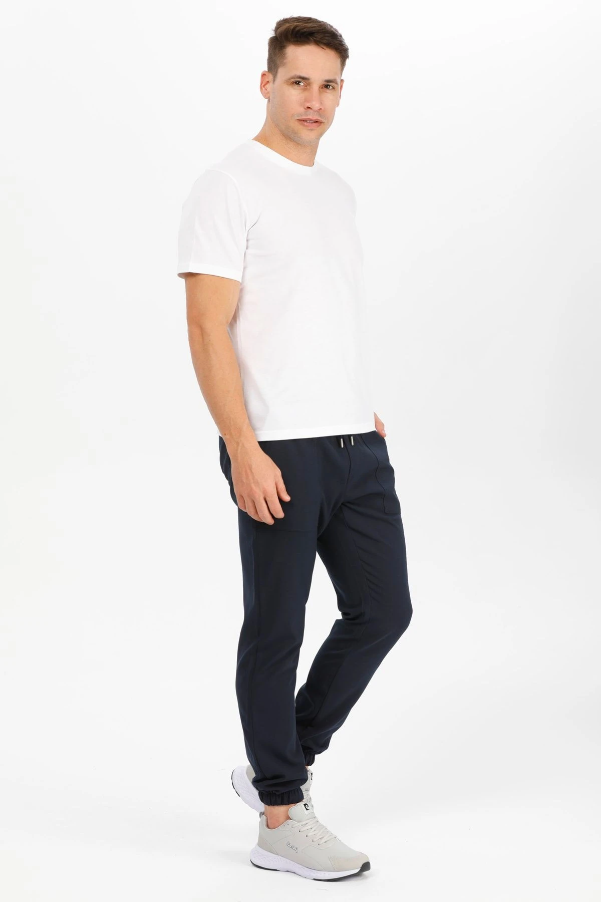 Exuma 1112015 Erkek Beyaz Basic T-Shirt M