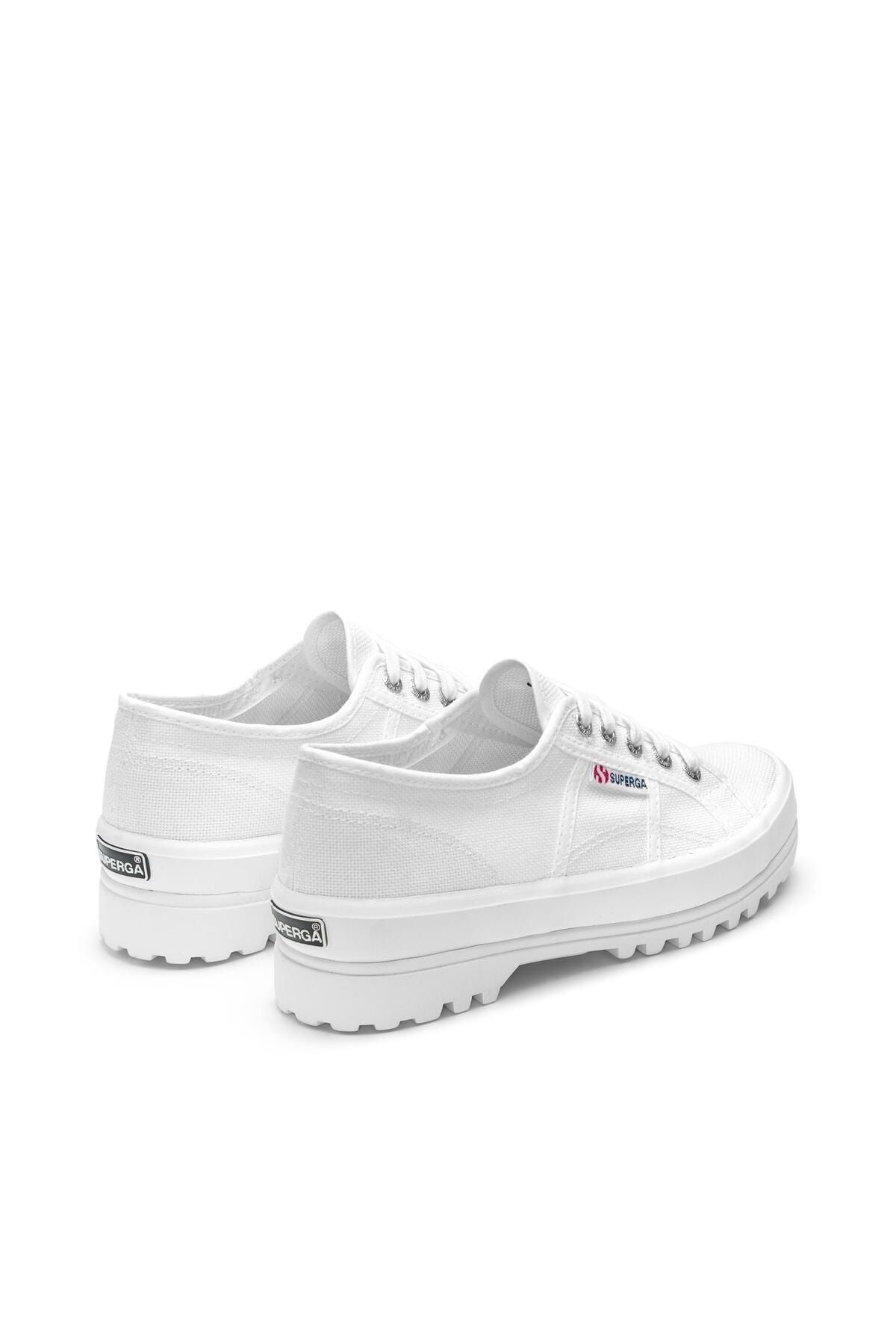 Superga 2555 Alpina Unisex Beyaz Platform Sneaker