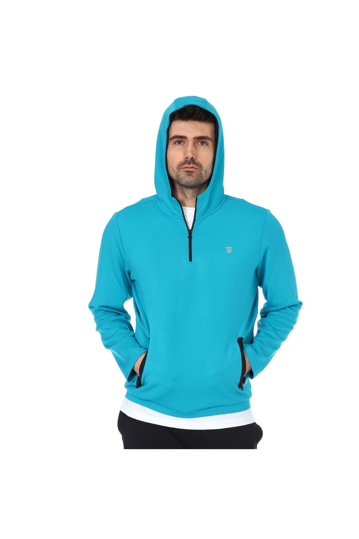 Sportive Spo-Polrunkap Erkek Antrasit Koşu Sweatshirt 711359-ANT