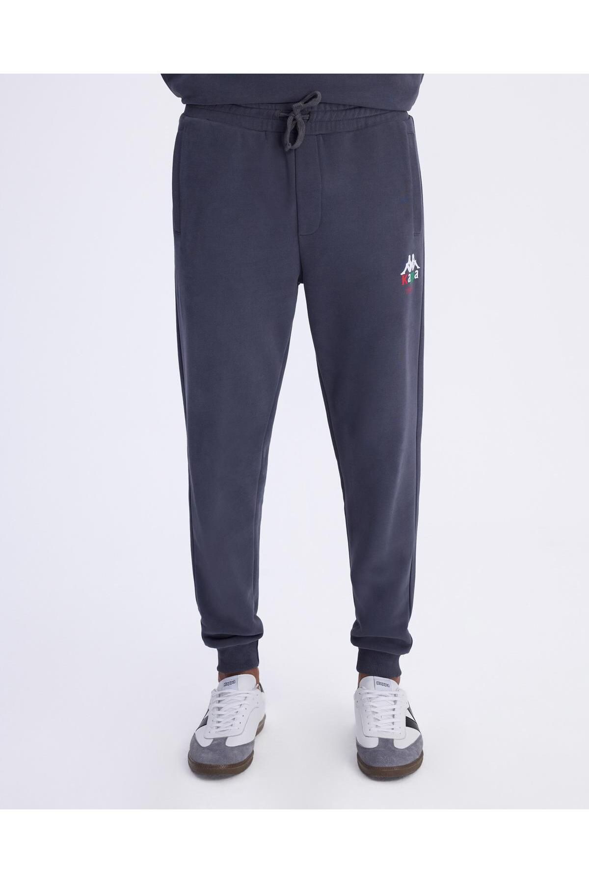 Kappa Authentic Italy Pant Erkek Antrasit Comfort Fit Eşofman Altı