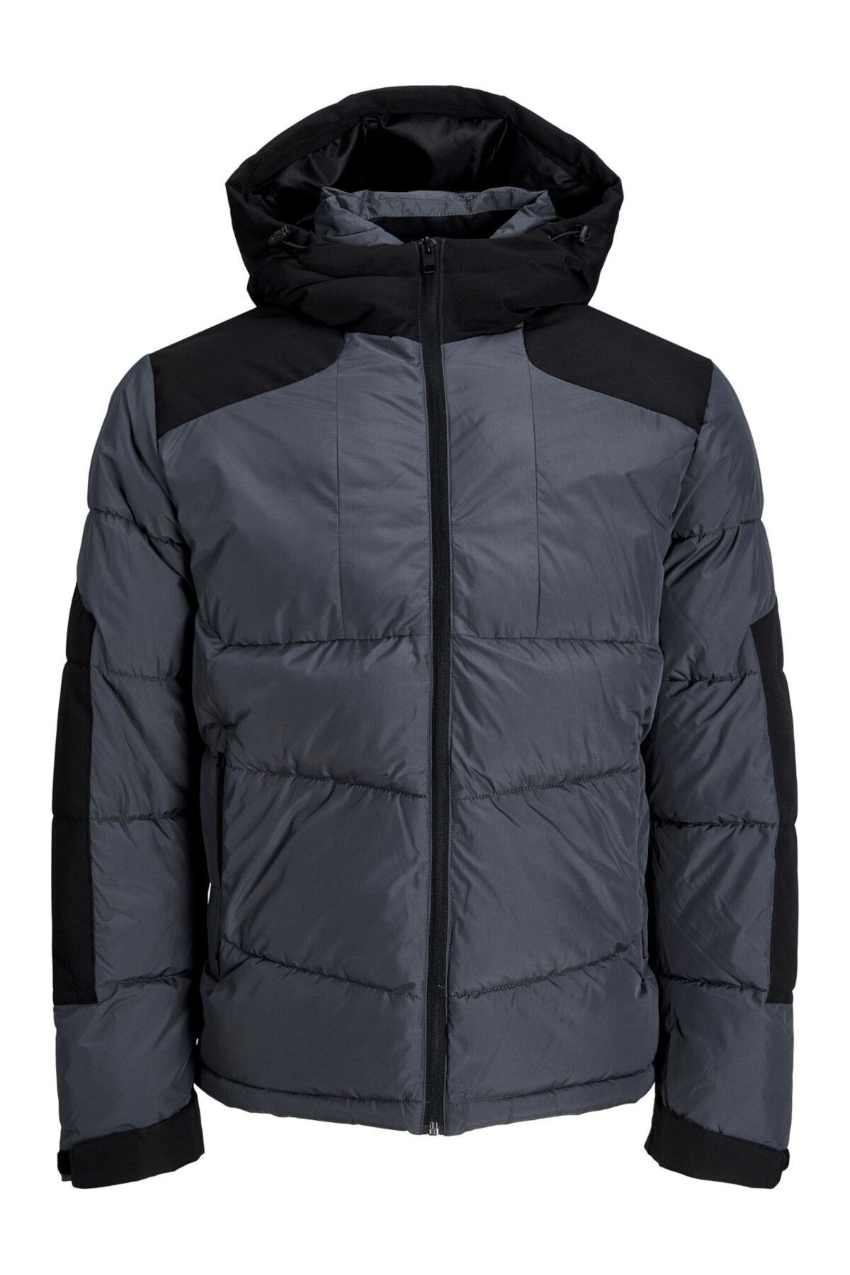 Jack & Jones Erkek Suya Dayanıklı Kapüşonlu Puffer Mont - Otis
