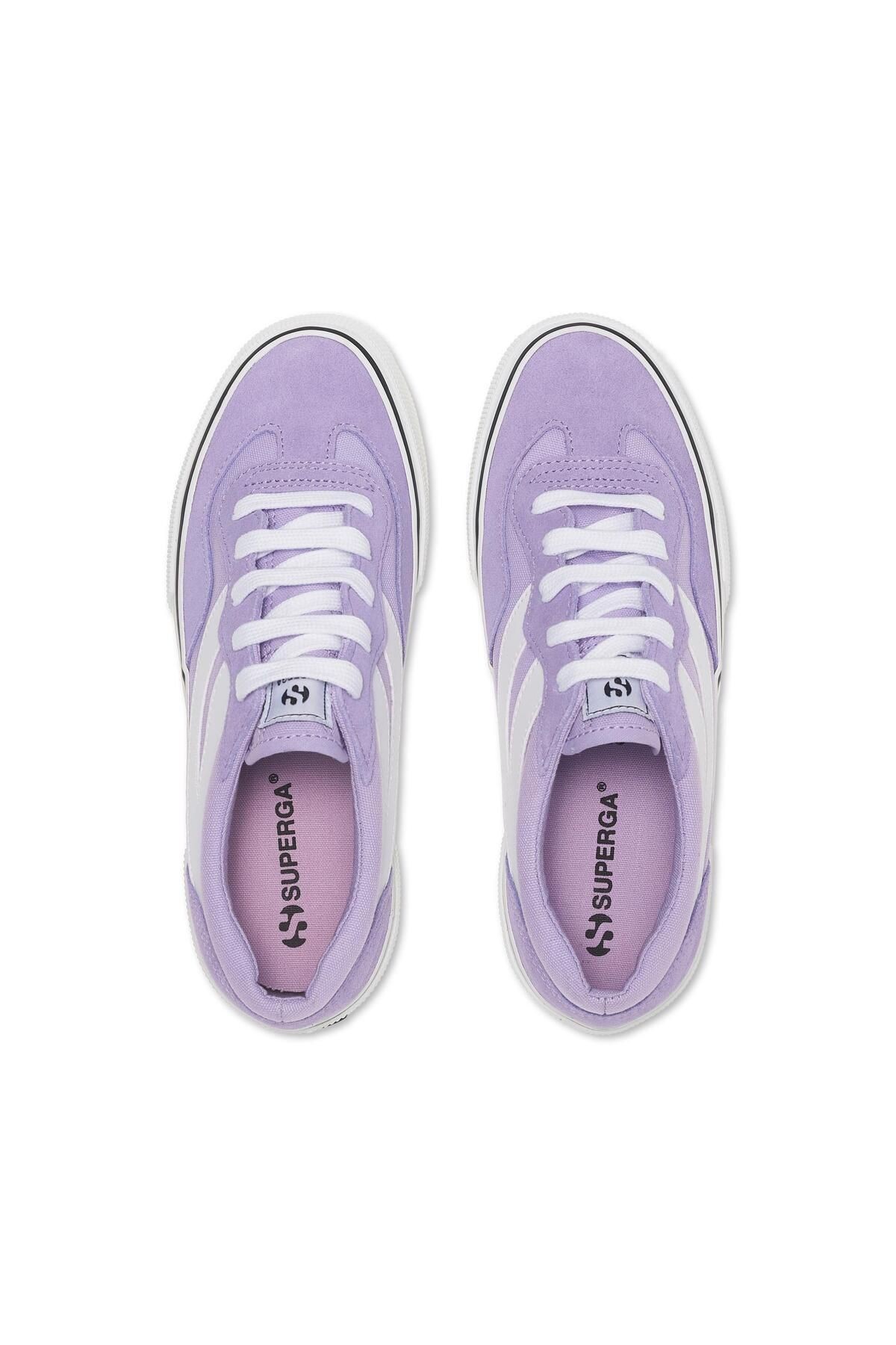 Superga 3041 Revolley Colorblock Platform Kadın Viyole Lila Platform Sneaker